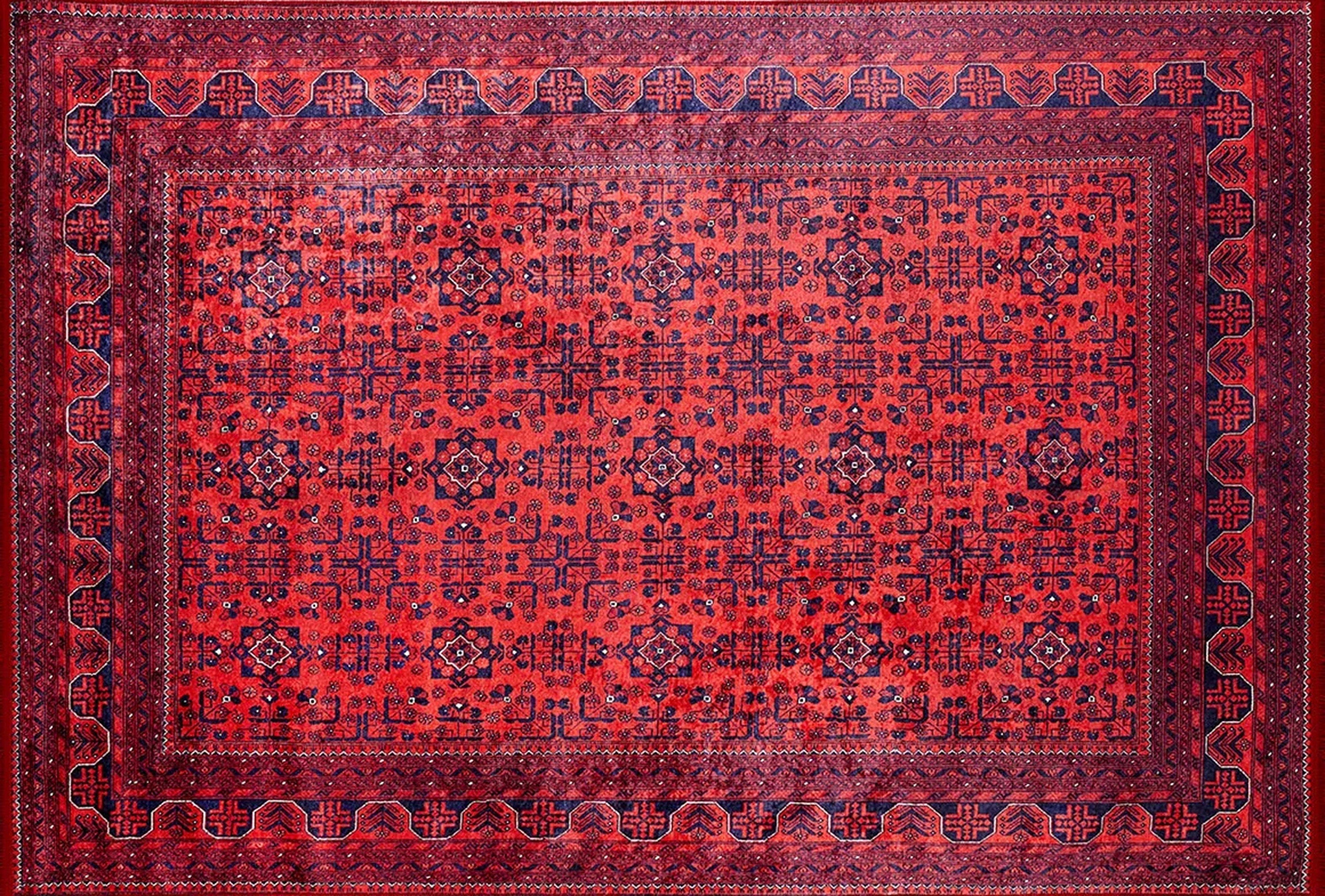Rasha Rug Red Afghan Oriental Rug