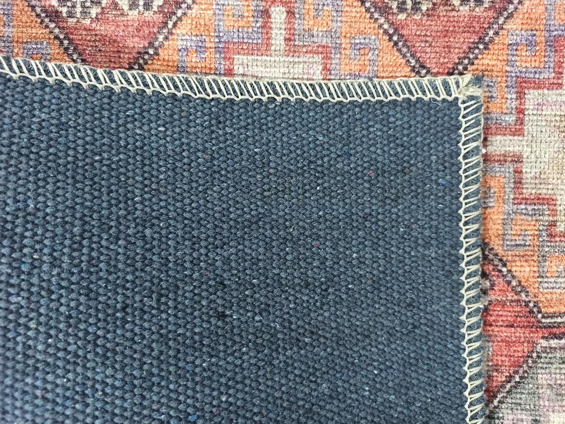 Rawaa Rug Turkish Terracotta Geometric Rug