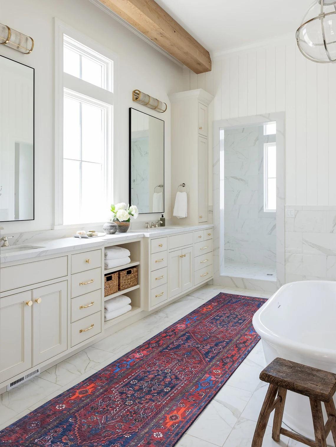 Reda Rug Turkish Navy Blue Rug