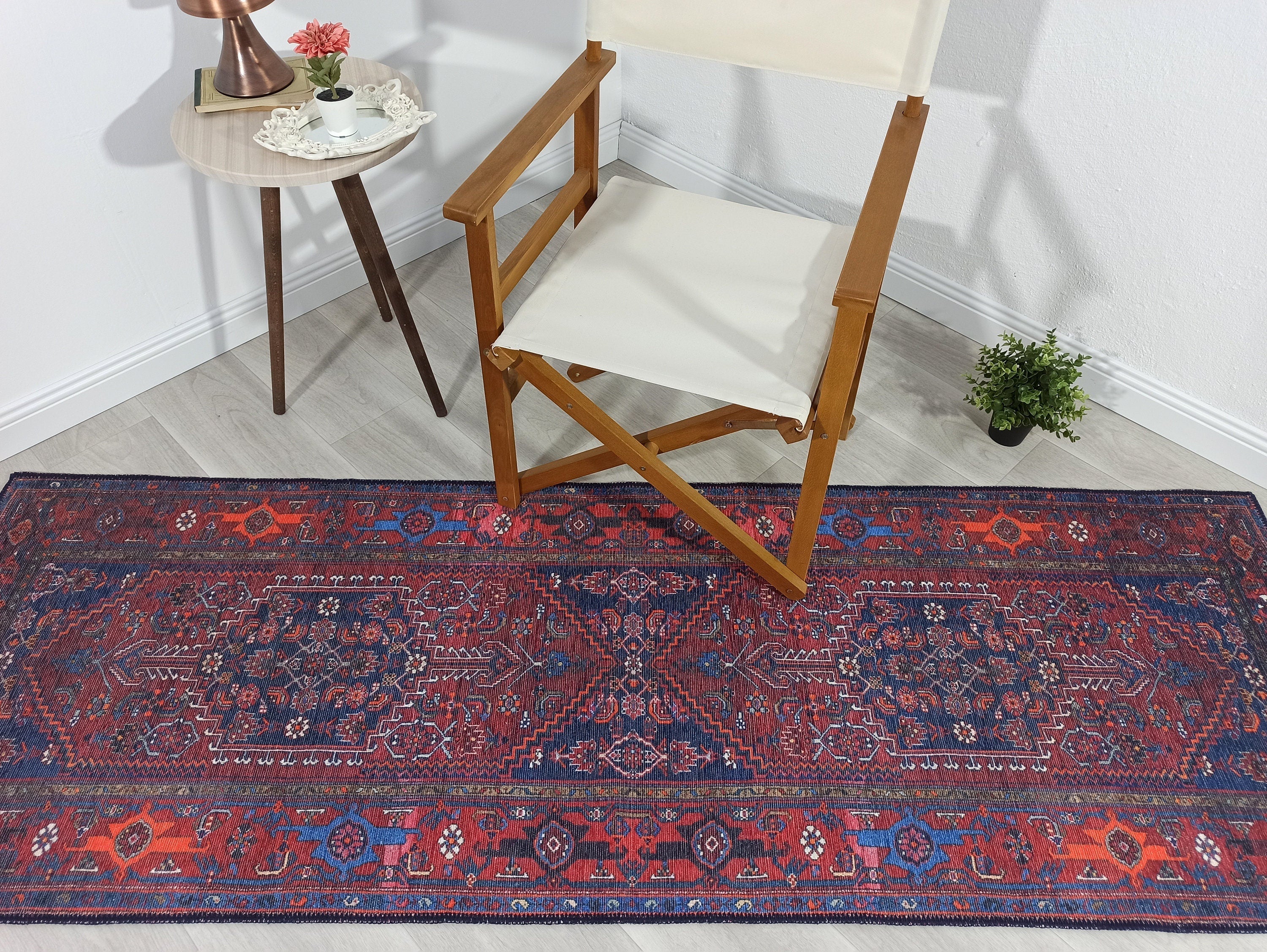 Reda Rug Turkish Navy Blue Rug
