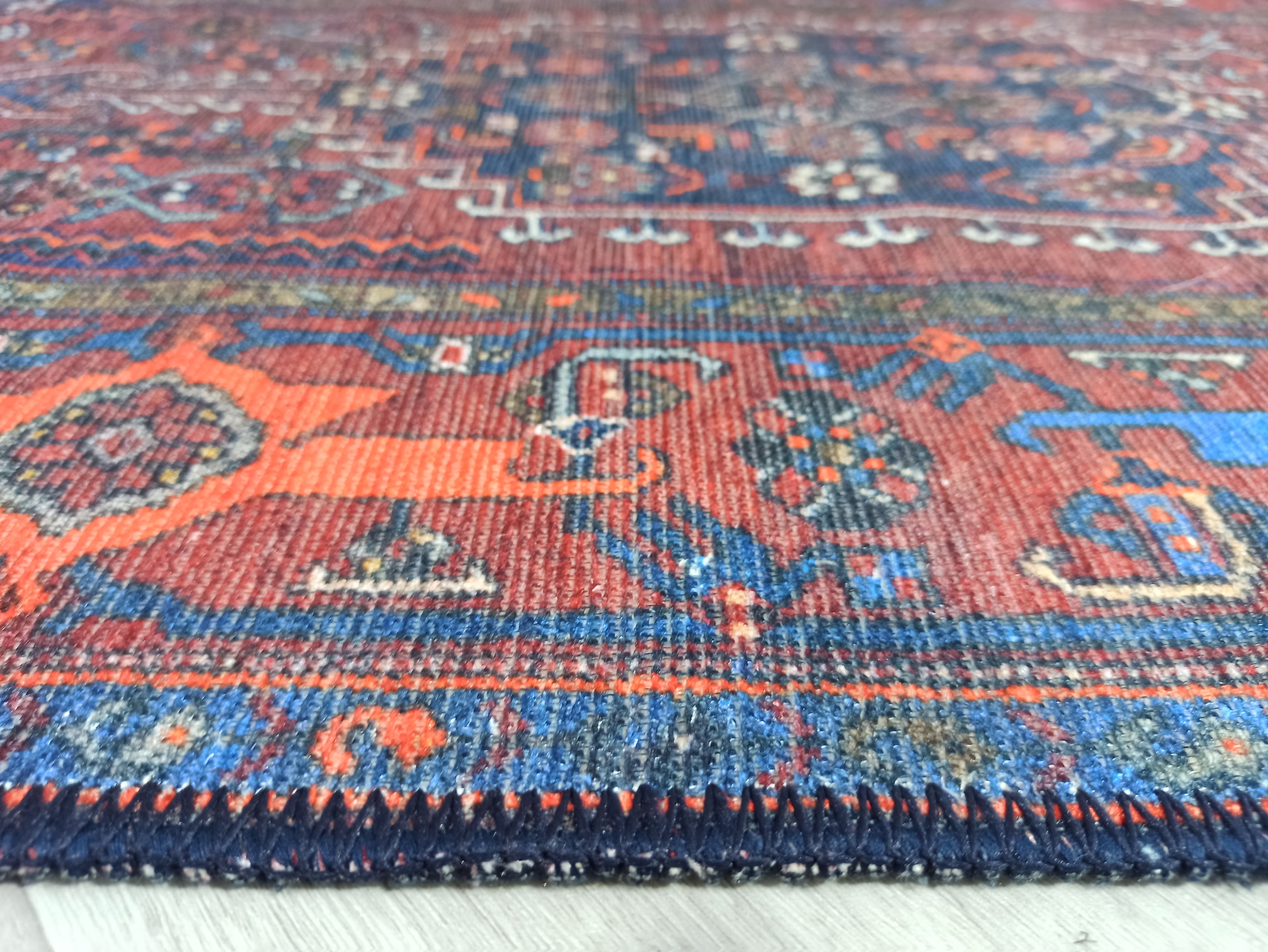Reda Rug Turkish Navy Blue Rug