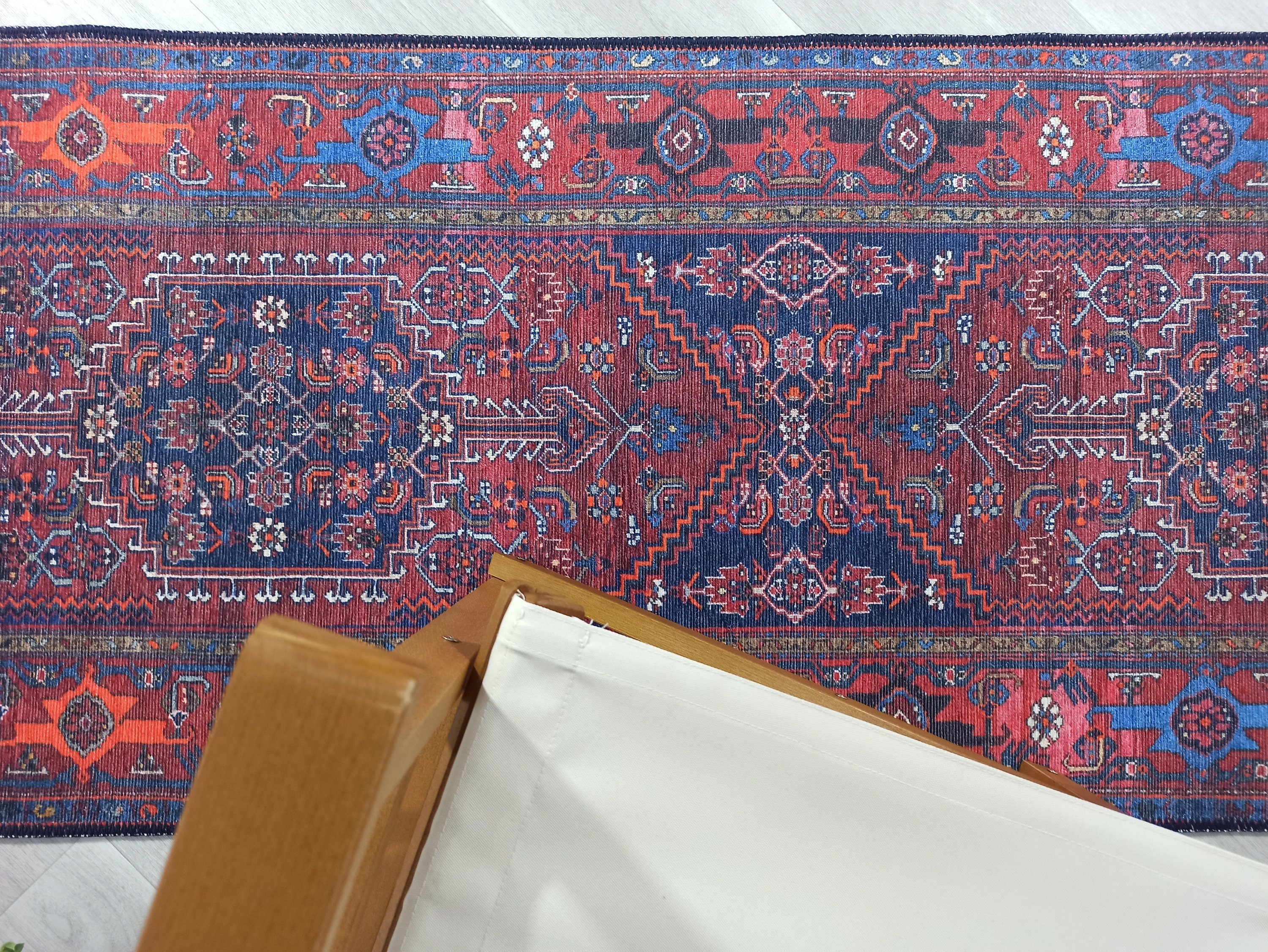 Reda Rug Turkish Navy Blue Rug
