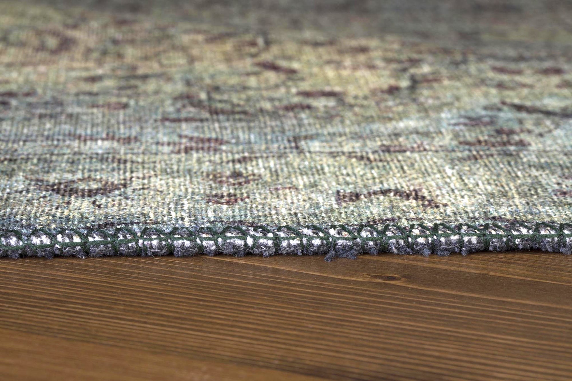 Rene Rug Oriental Persian Teal Green Rug