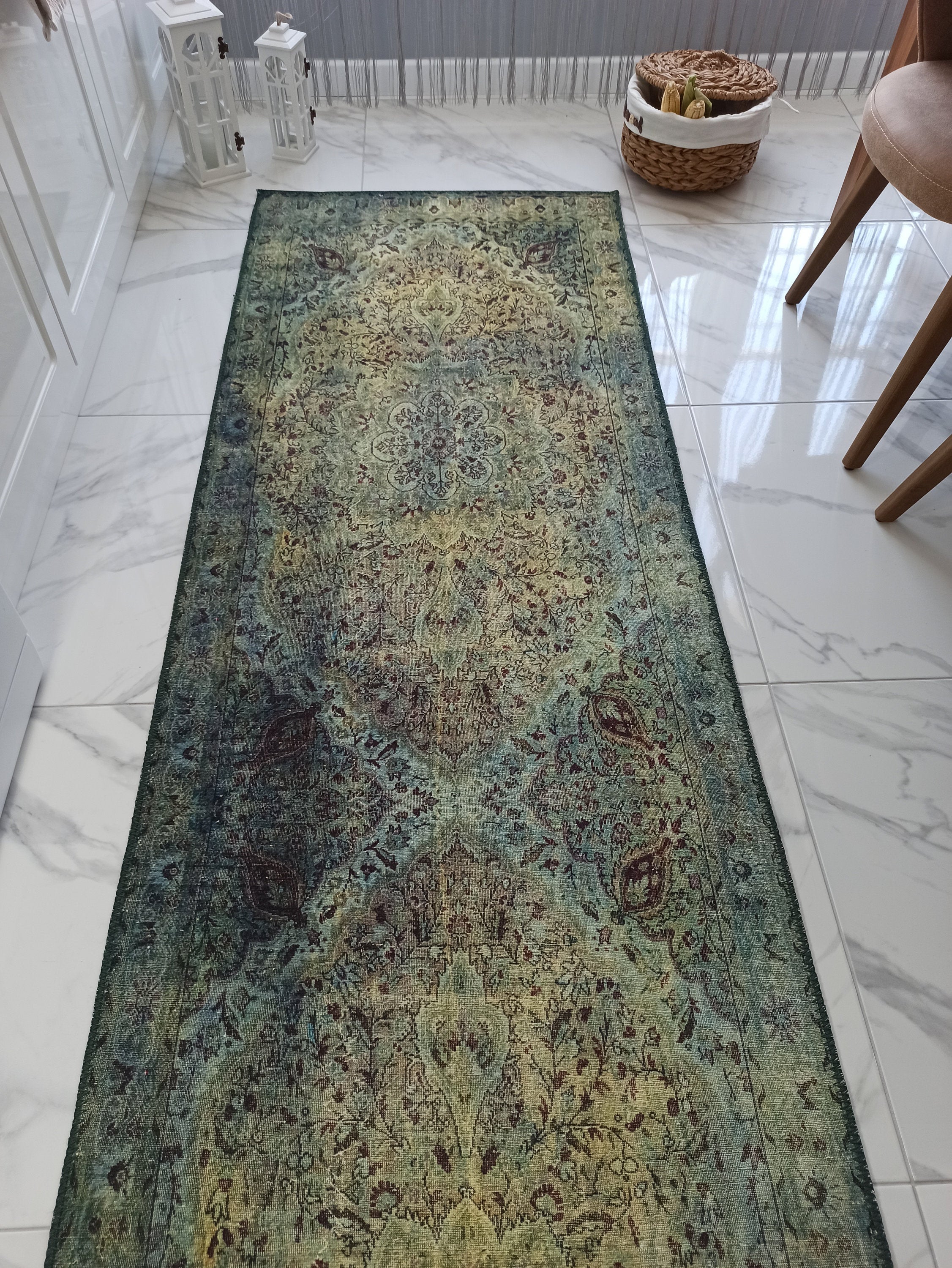 Rene Rug Oriental Persian Teal Green Rug
