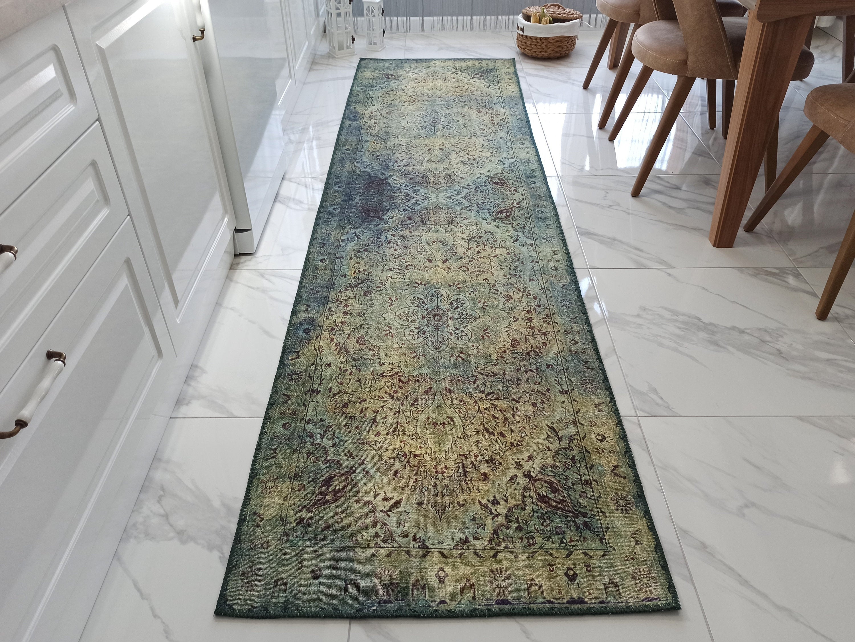 Rene Rug Oriental Persian Teal Green Rug