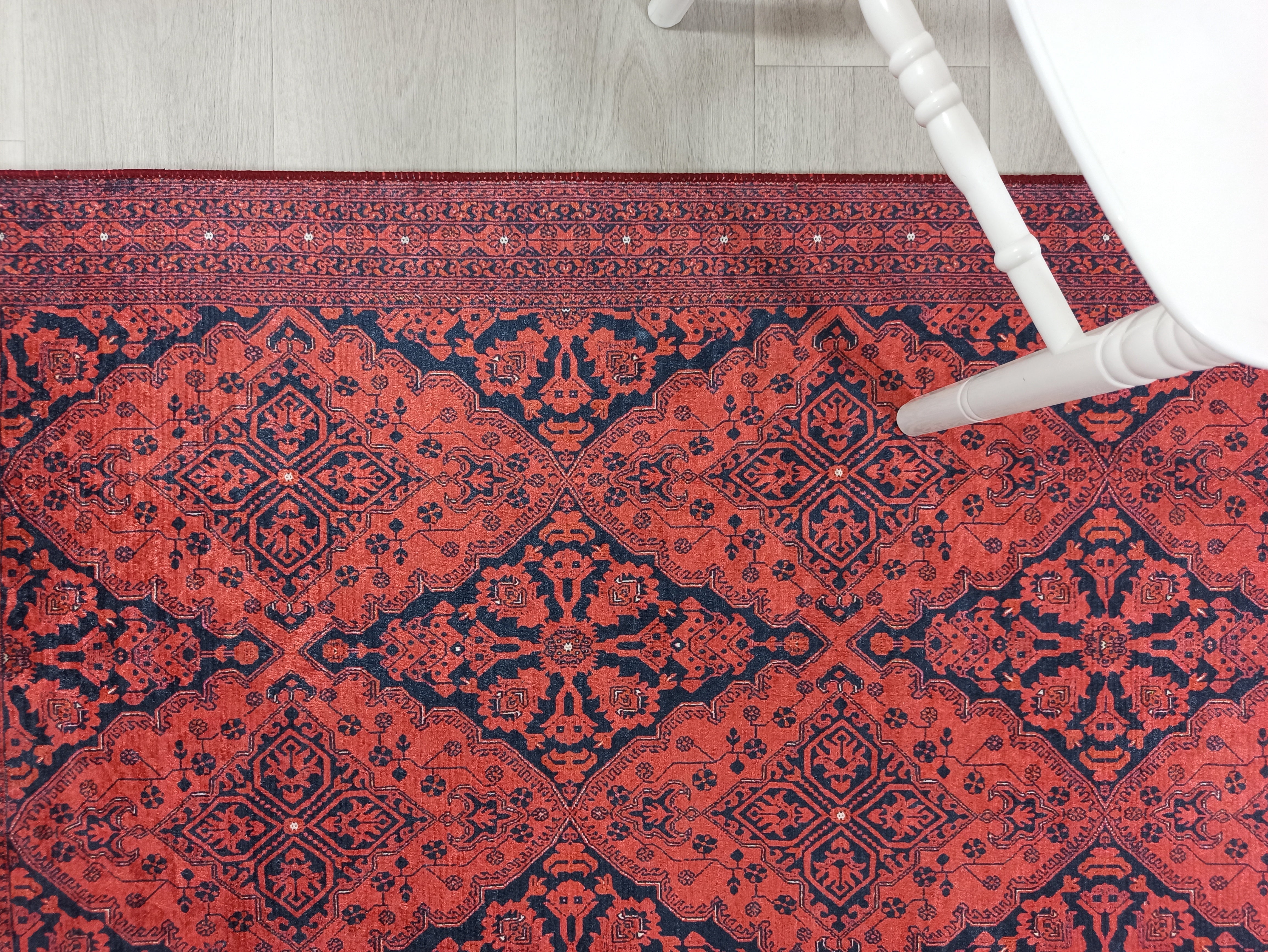Rihab Red Afghan Oriental Rug