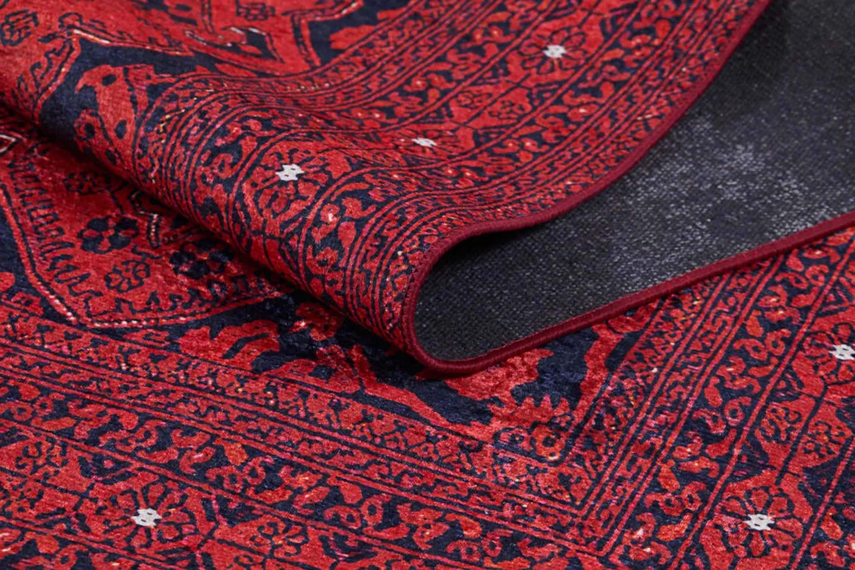 Rihab Red Afghan Oriental Rug