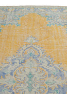 Ruken Yellow Orange Vintage Area Rug