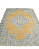 Ruken Yellow Orange Vintage Area Rug
