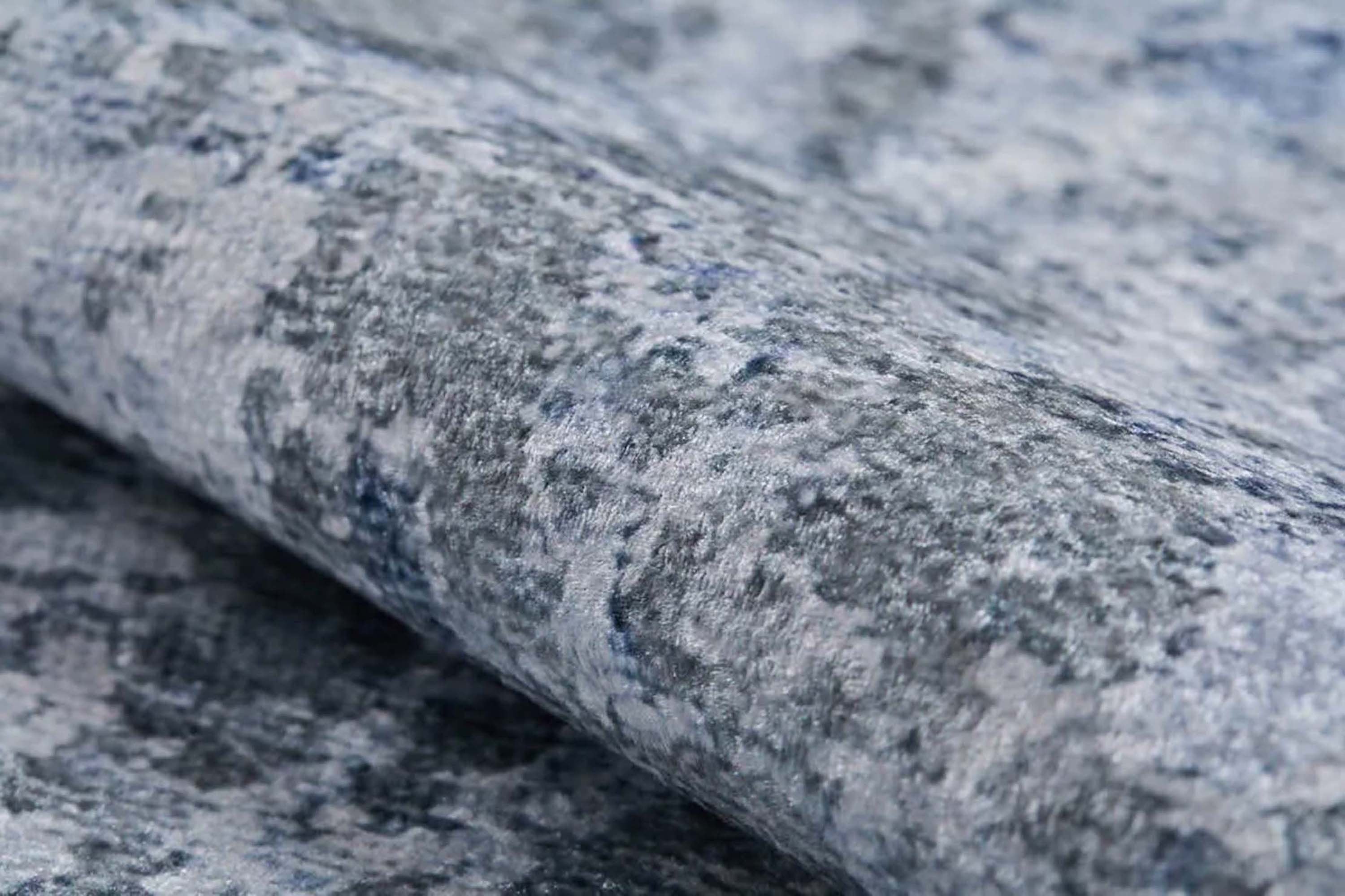 Saka Abstract Blue Gray Rug