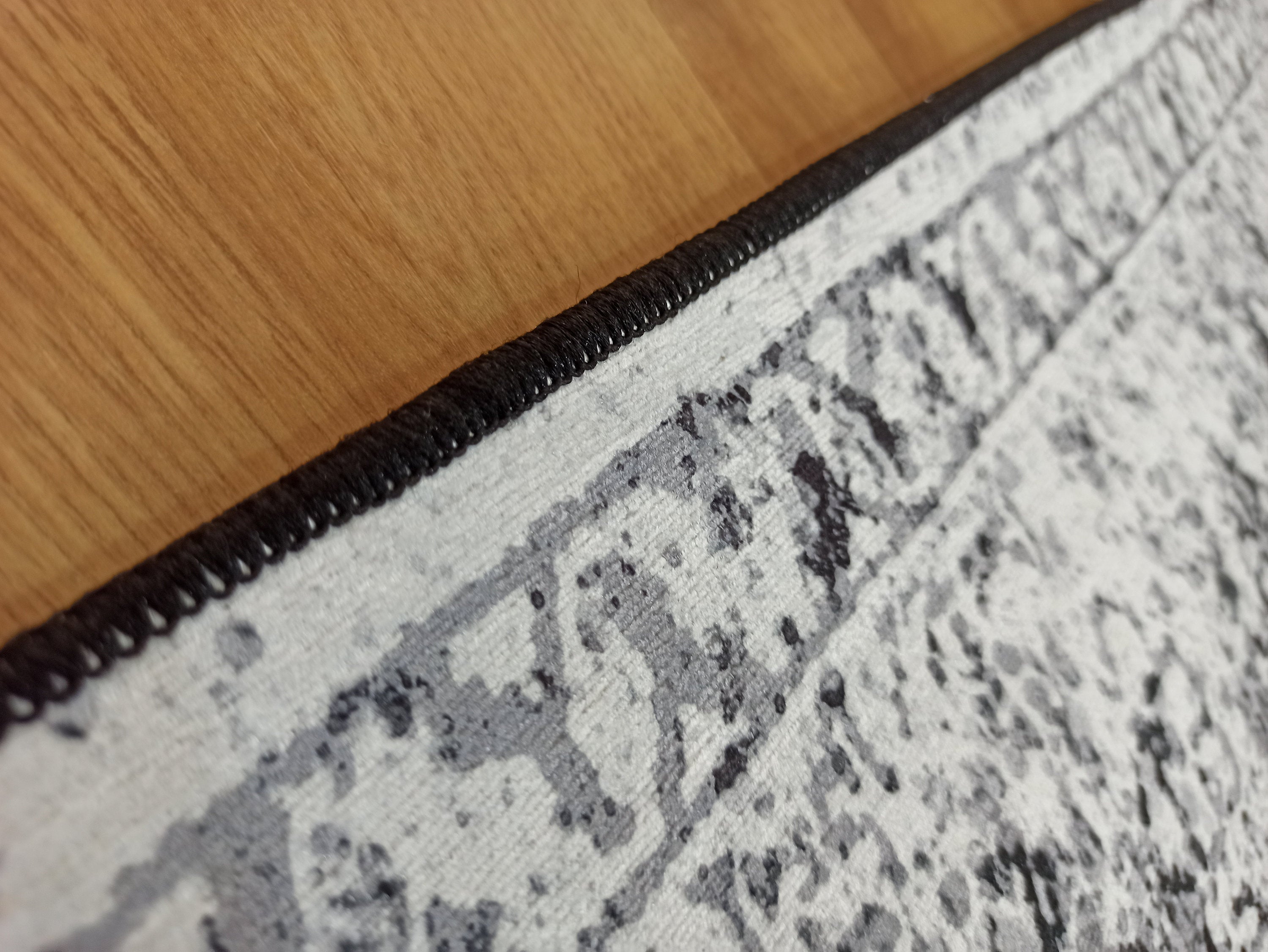 Sala Modern Black Gray Striped Rug