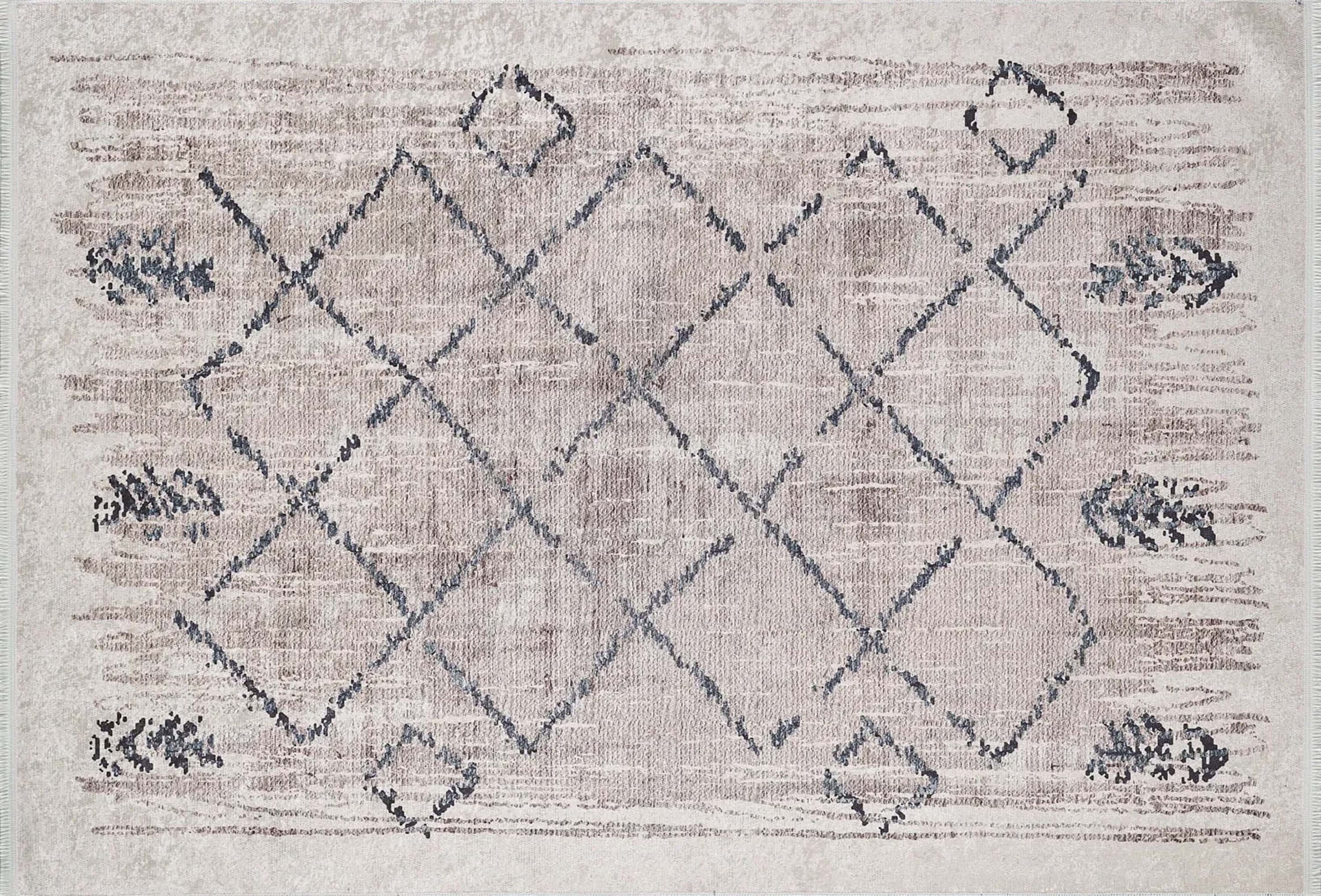 Salwa Moroccan Trellis Beige Ivory Rug