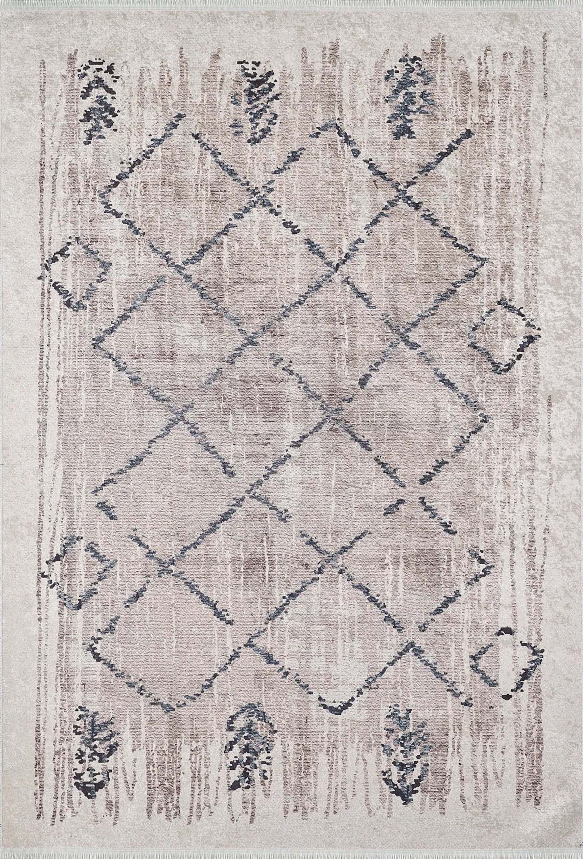 Salwa Moroccan Trellis Beige Ivory Rug