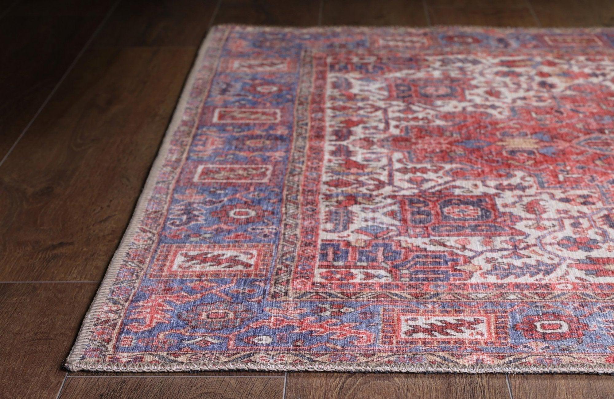 Sara Rug Antique Persian Faded Red Rug