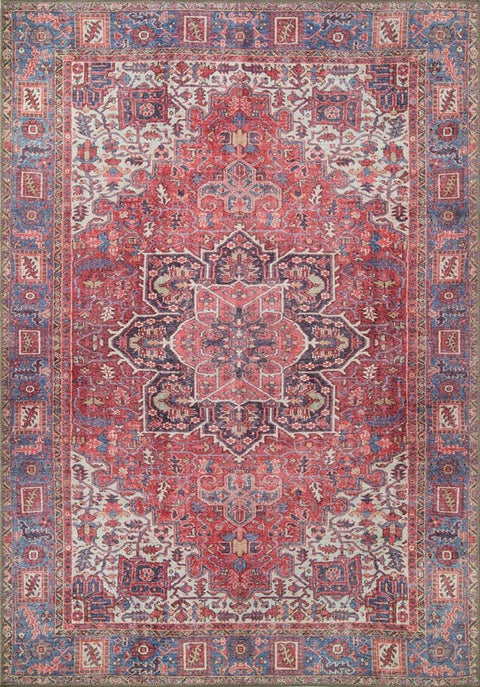 Sara Rug Antique Persian Faded Red Rug – fame