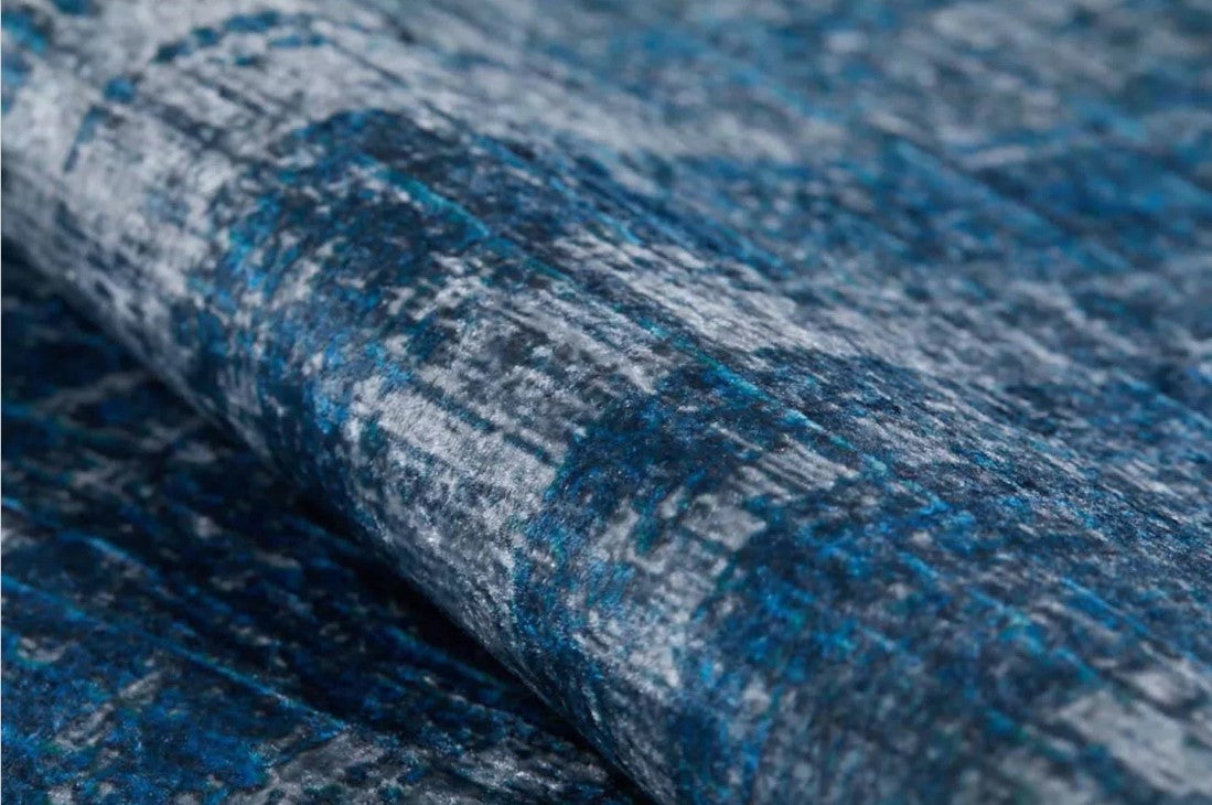 Alara Abstract Blue Modern Rug