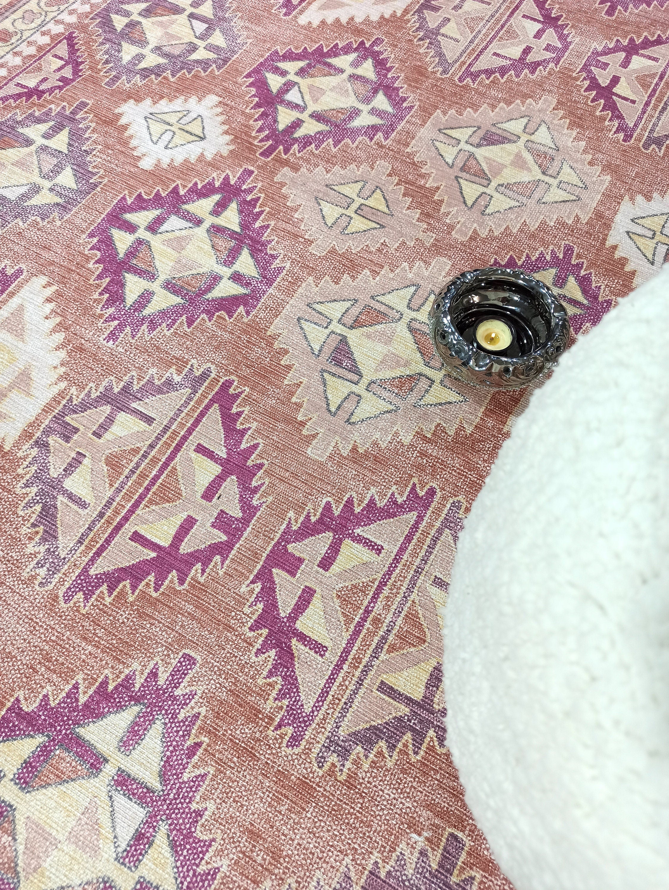 Louane Soft Herki Brown Vintage Rug