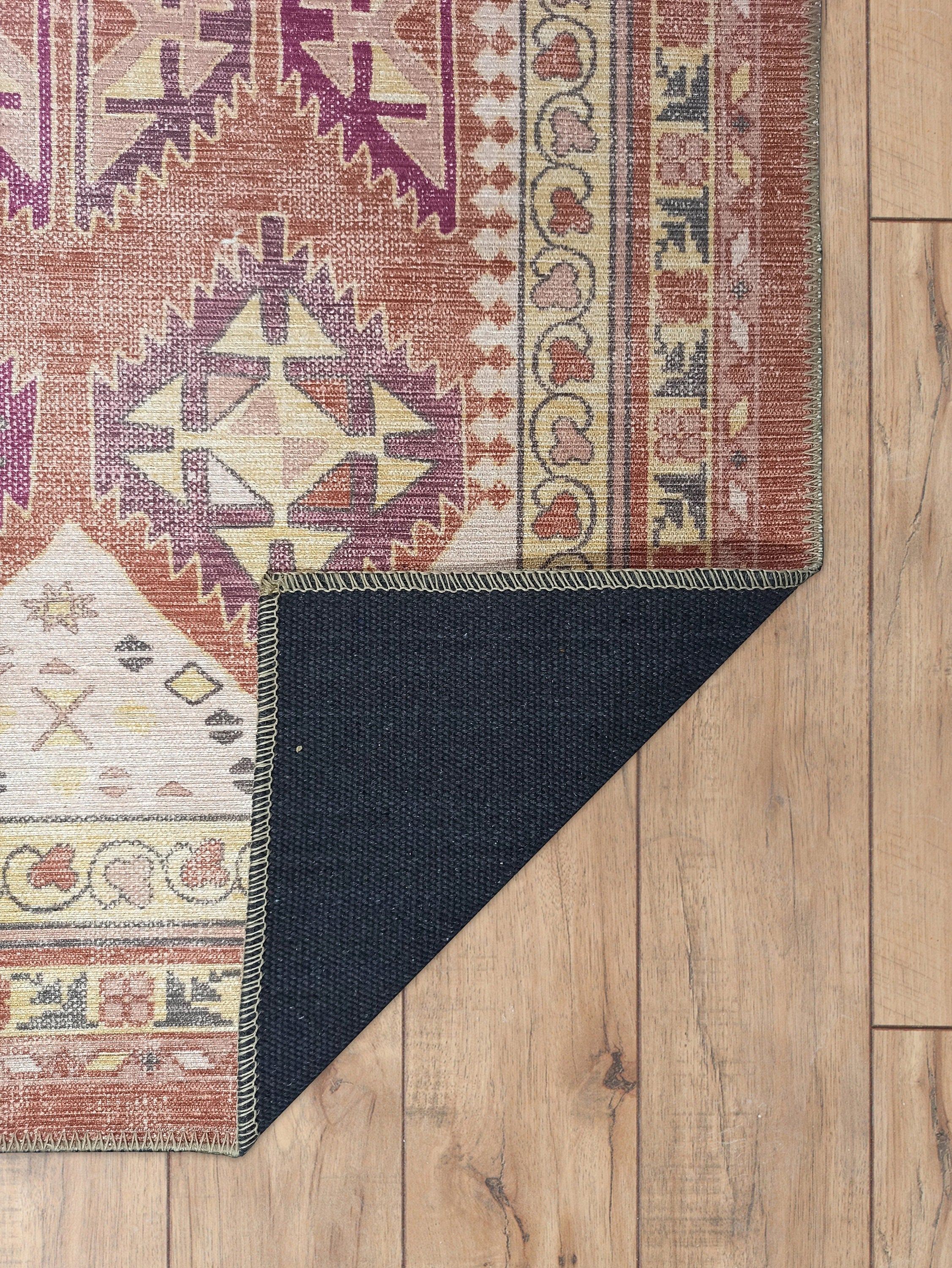 Louane Soft Herki Brown Vintage Rug