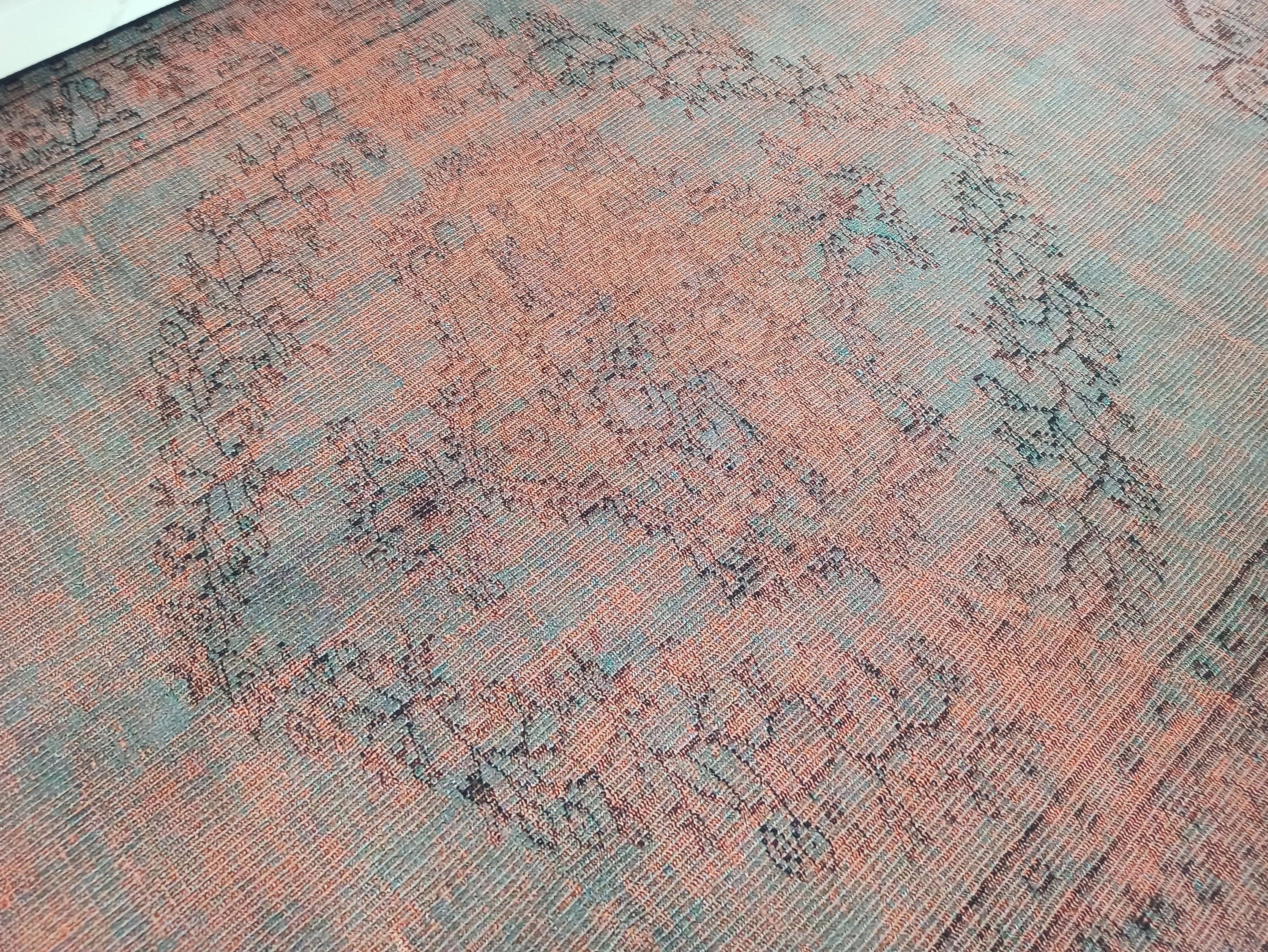 Sofya Rug Oriental Orange Dark Gray Rug