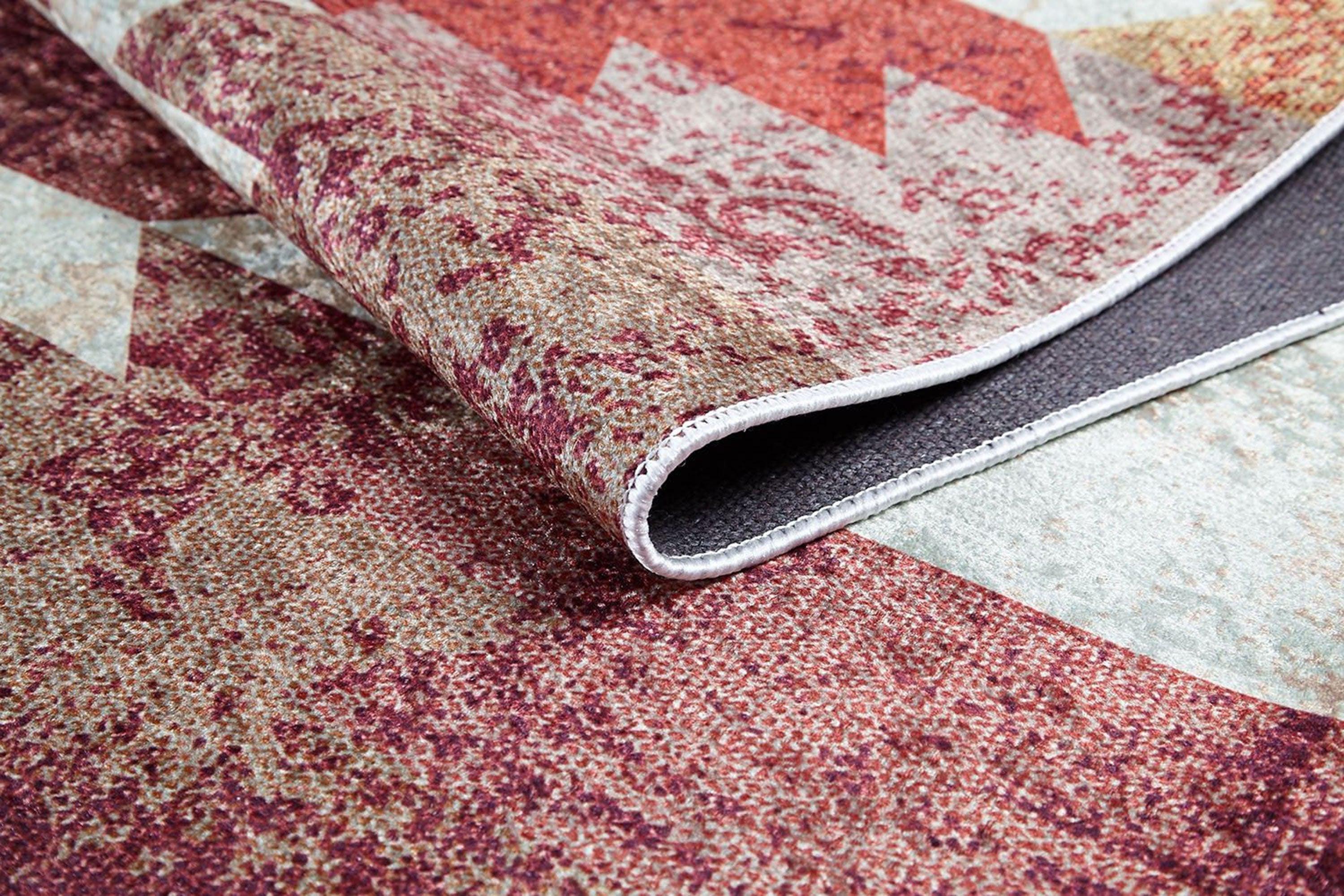 Souka Southwestern Kilim Pastel Beige Orange Rug