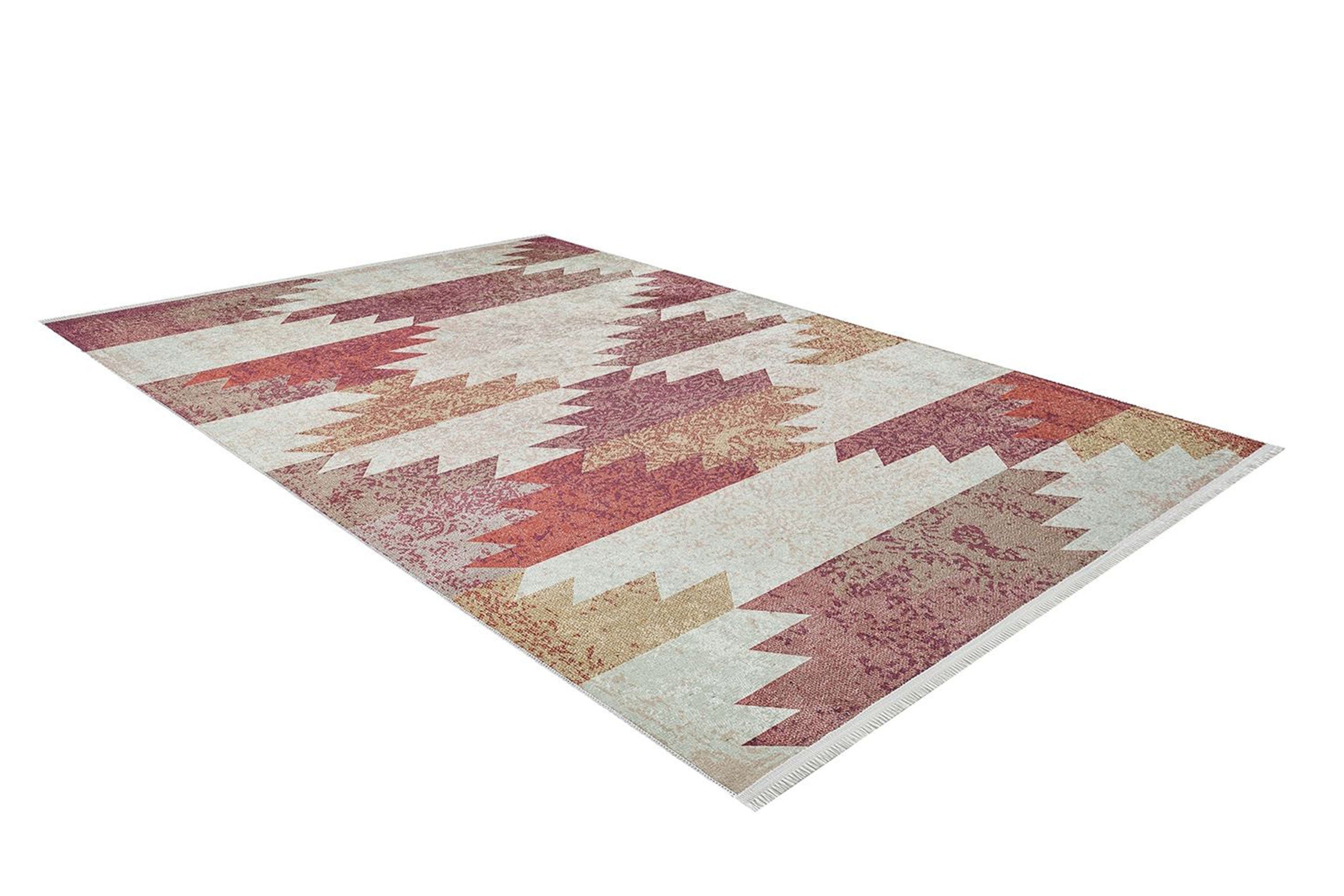 Souka Southwestern Kilim Pastel Beige Orange Rug