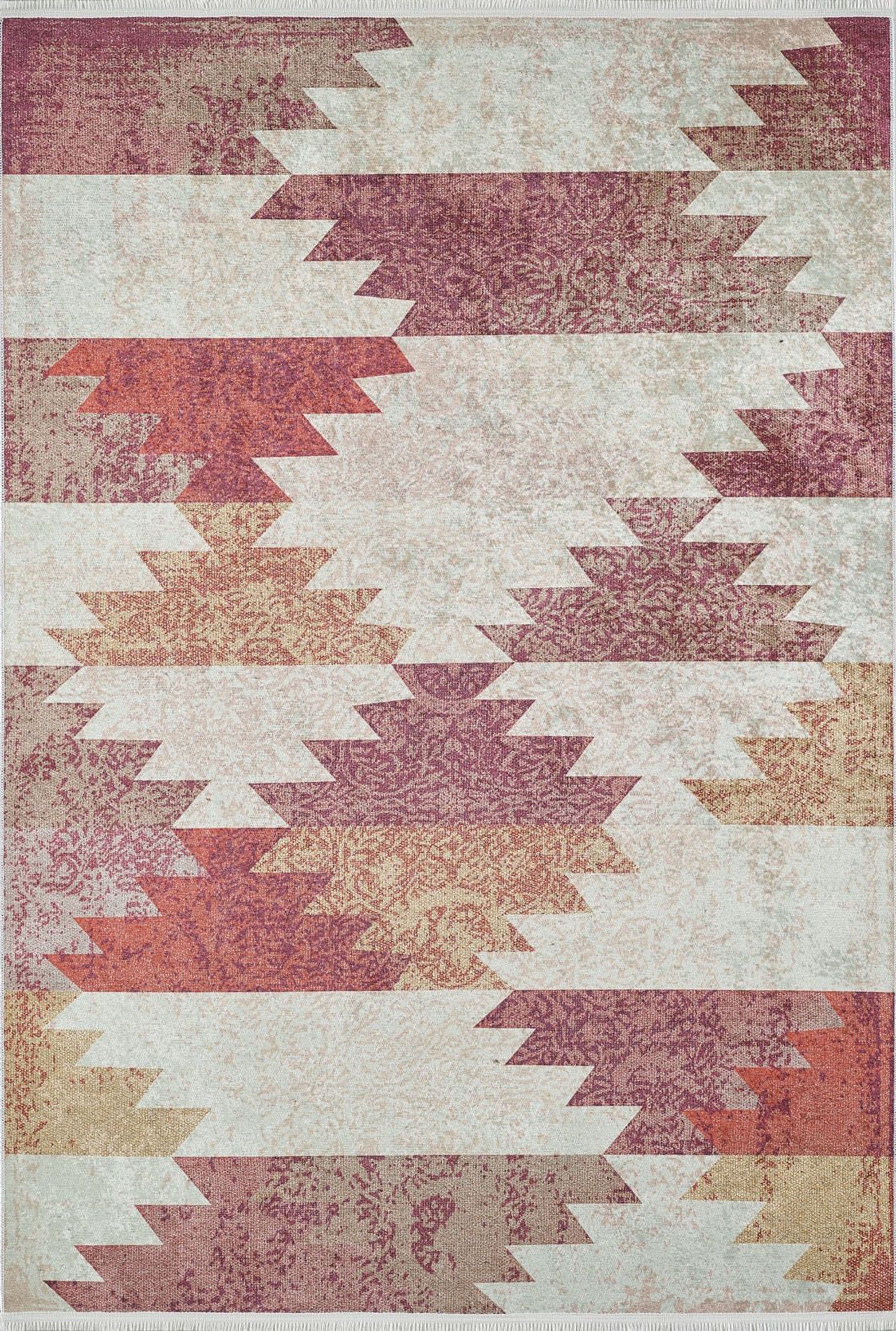 Souka Southwestern Kilim Pastel Beige Orange Rug