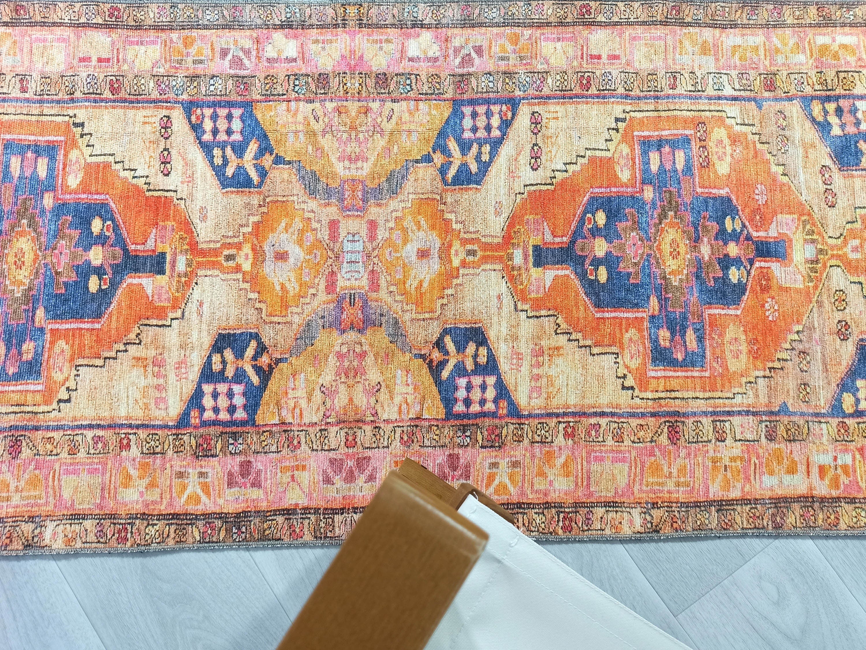 Talma Turkish Yellow Orange Pink Rug
