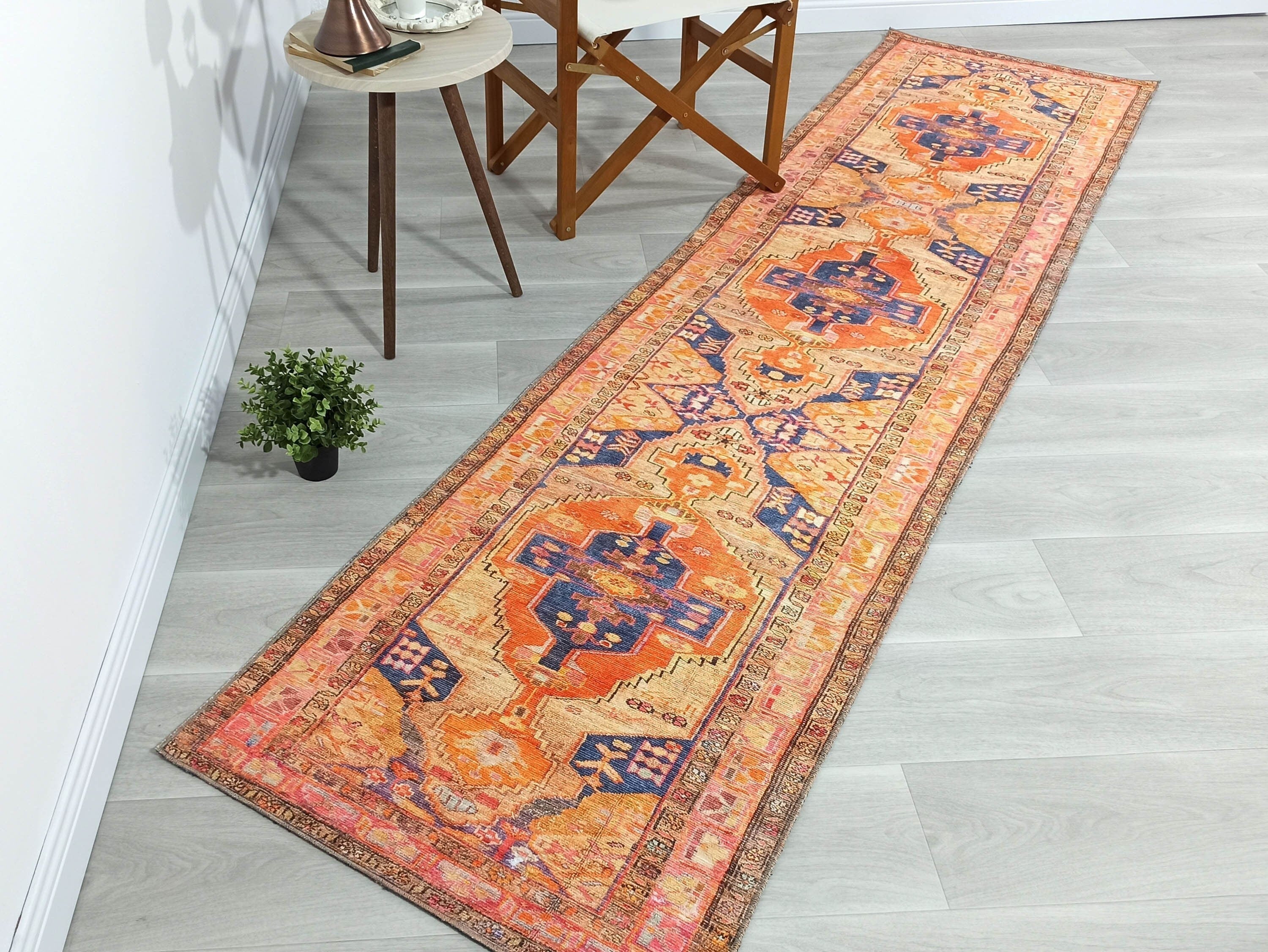 Talma Turkish Yellow Orange Pink Rug