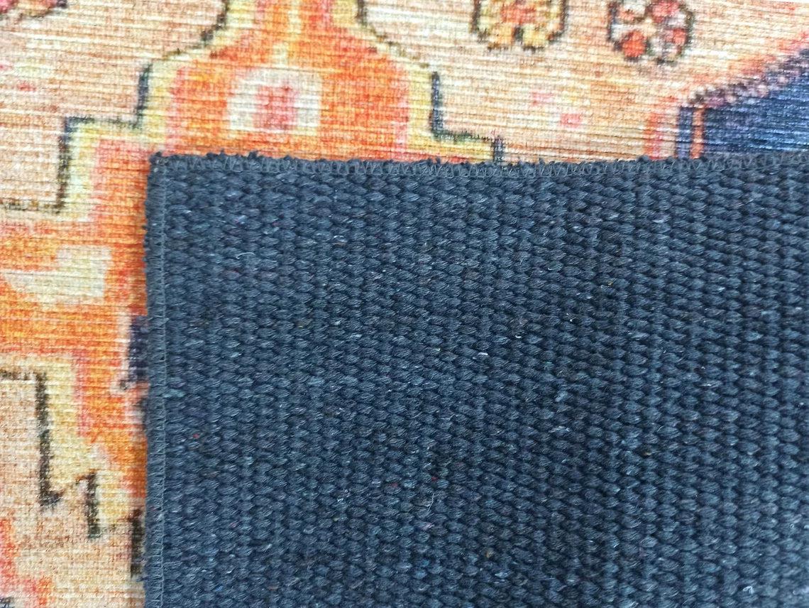 Talma Turkish Yellow Orange Pink Rug