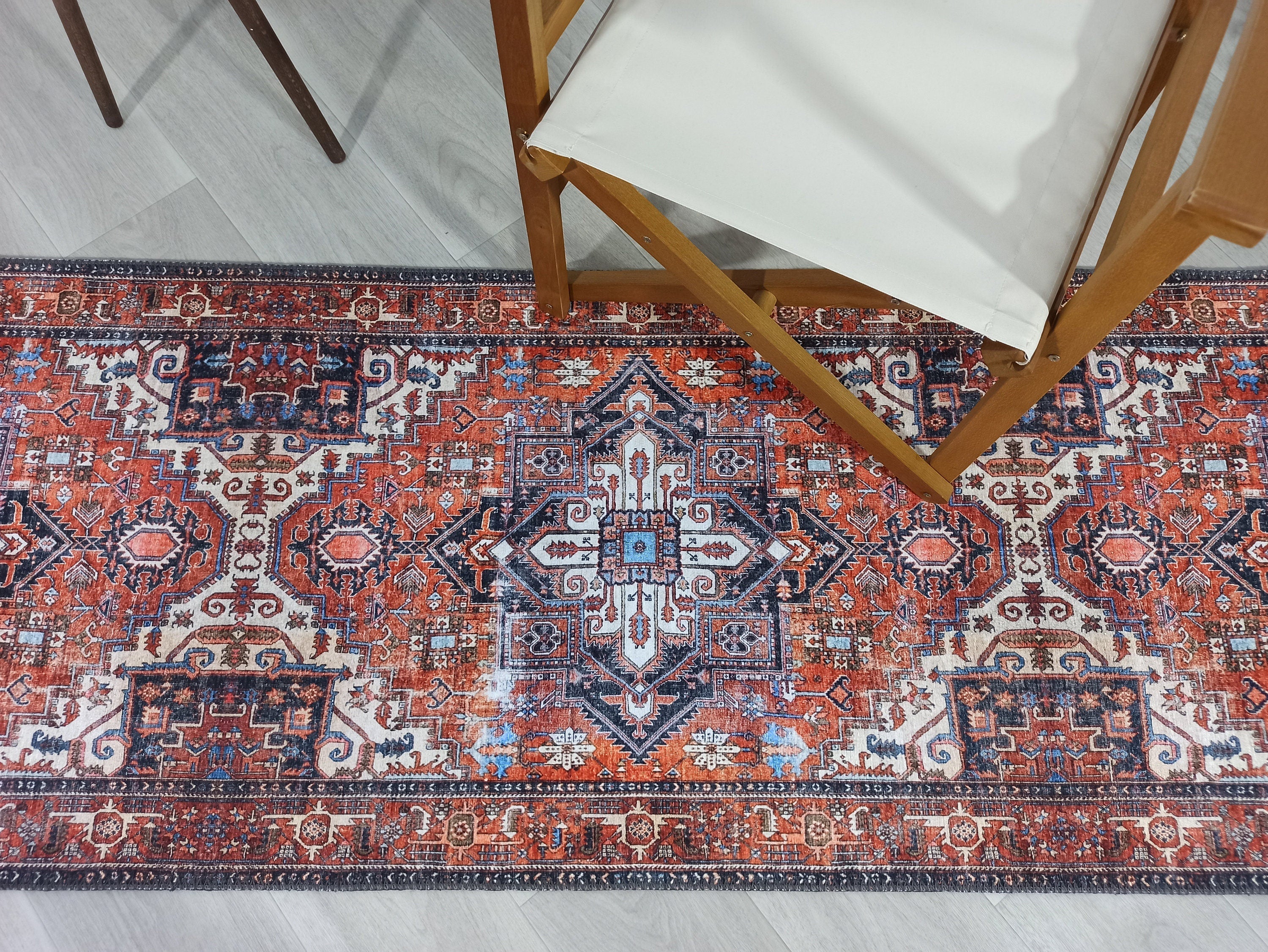 Talya Rug Terracotta Brunt Orange Persian Rug