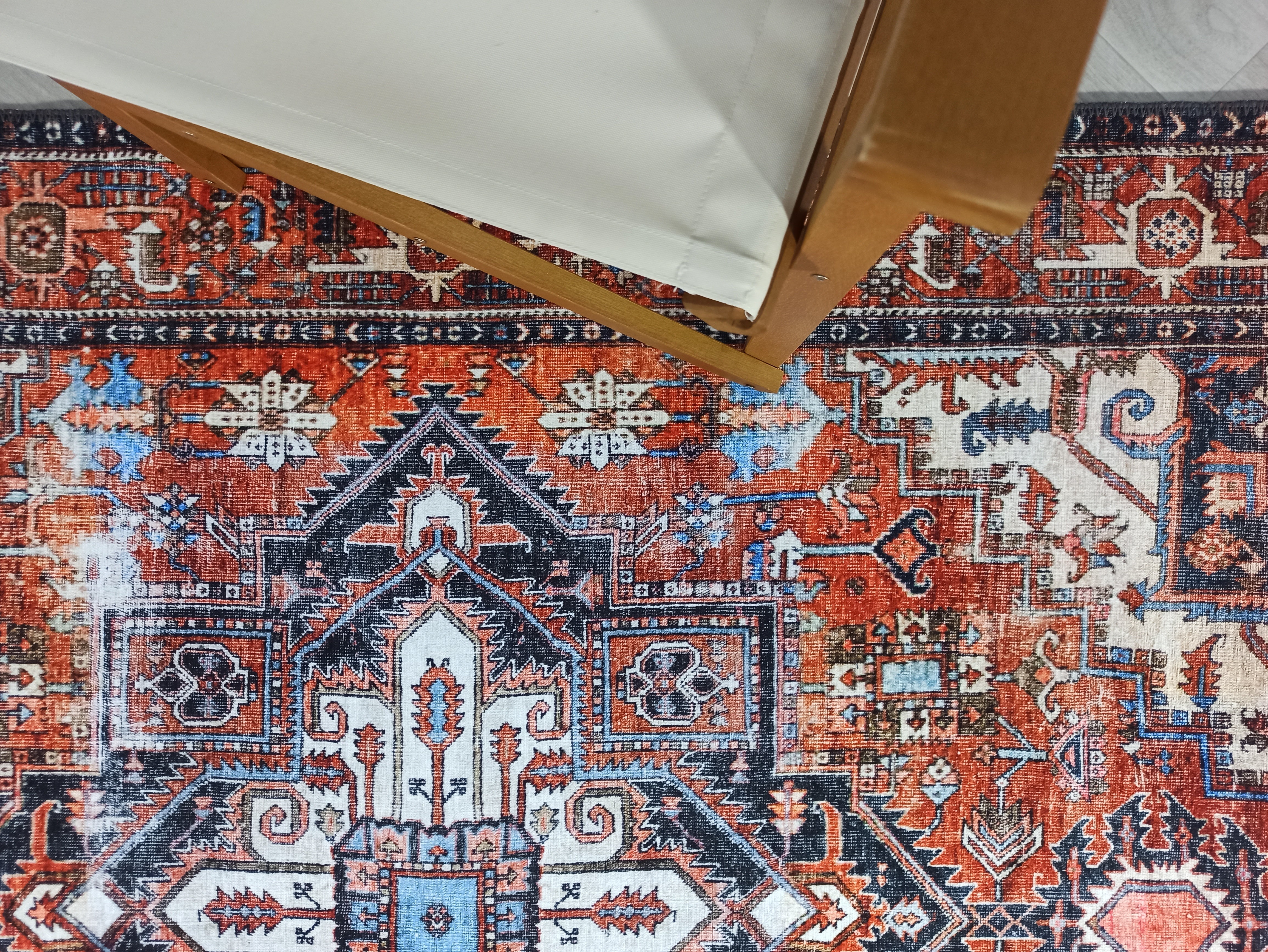 Talya Rug Terracotta Brunt Orange Persian Rug