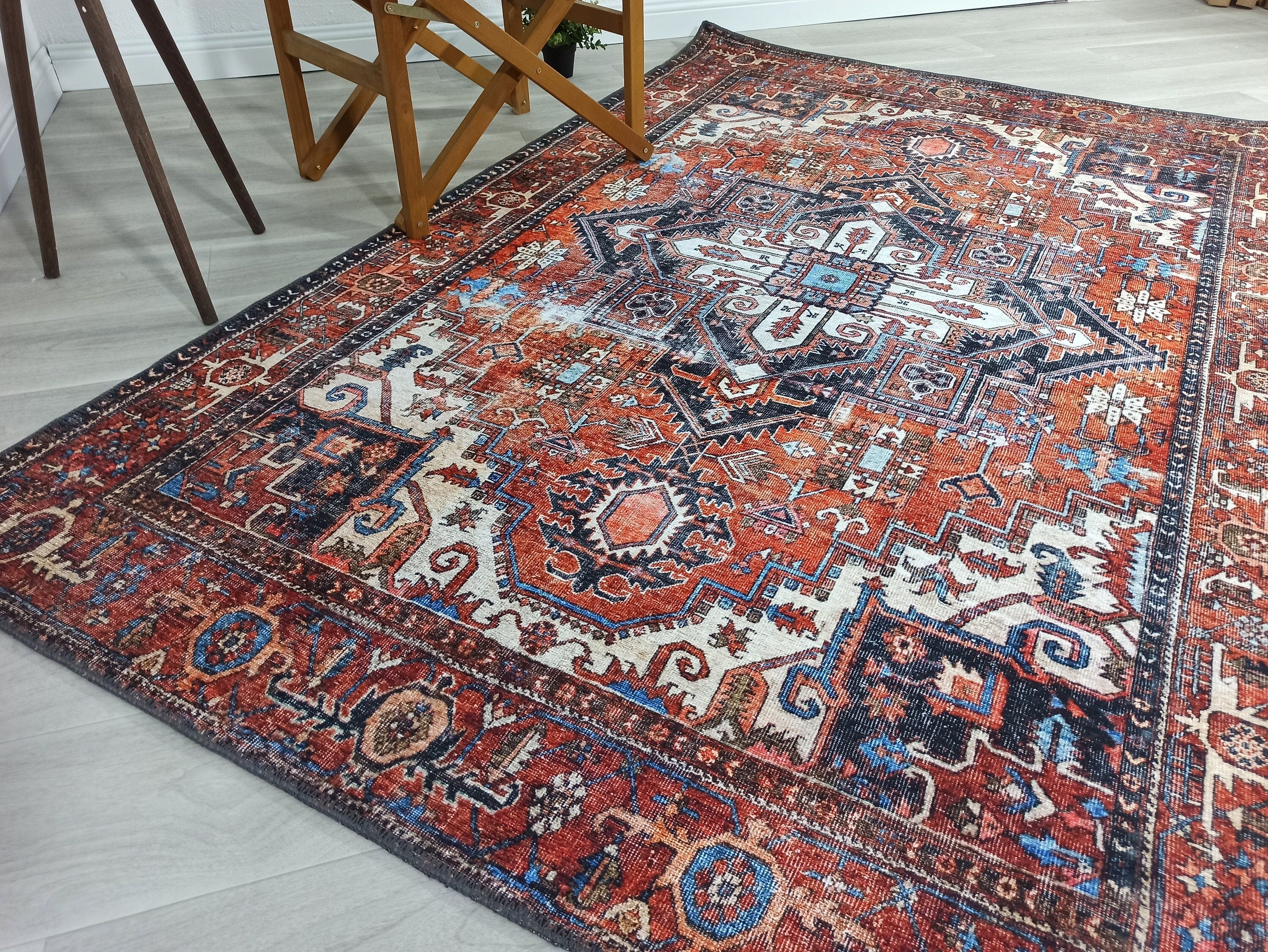 Talya Rug Terracotta Brunt Orange Persian Rug
