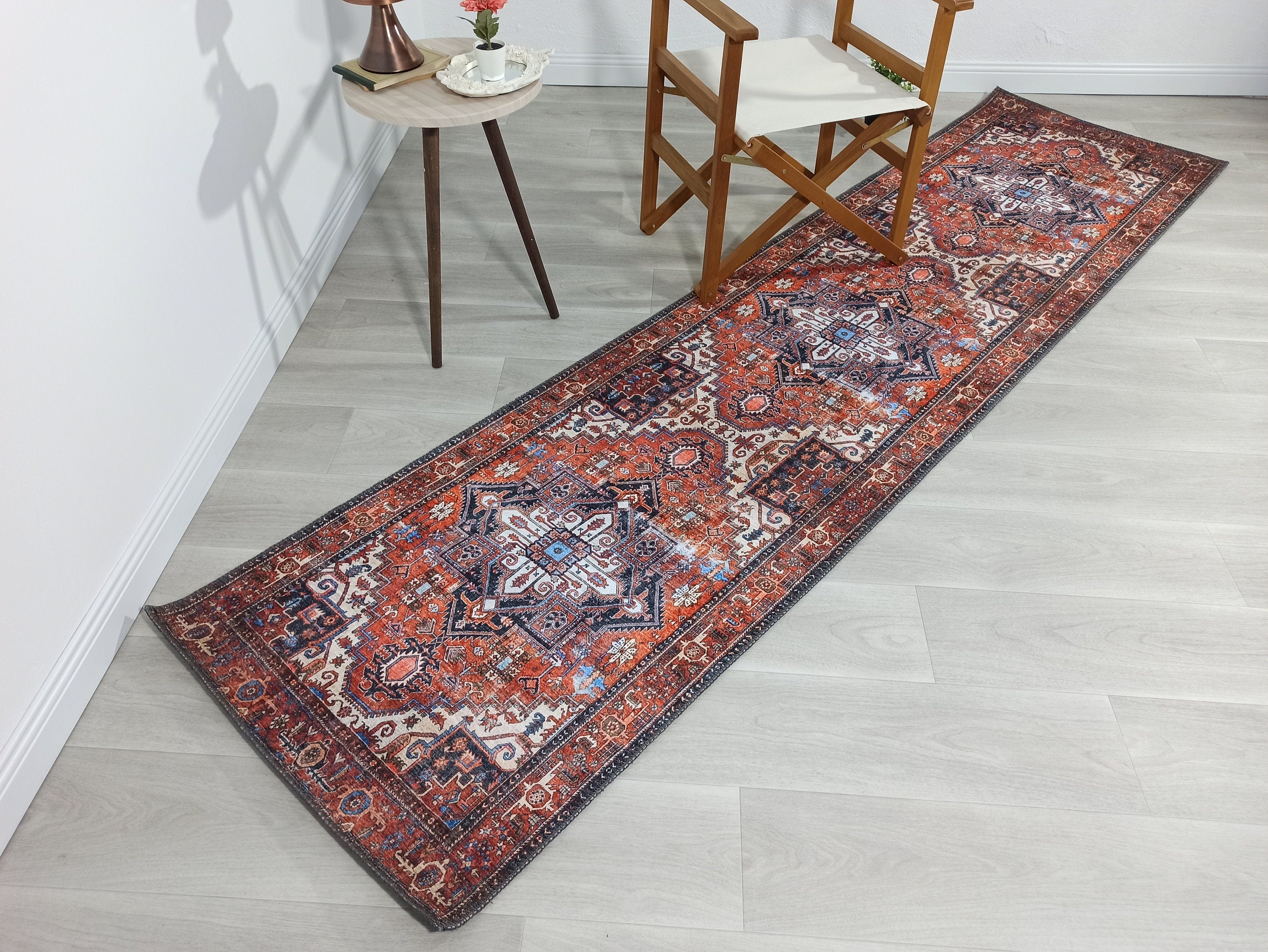 Talya Rug Terracotta Brunt Orange Persian Rug