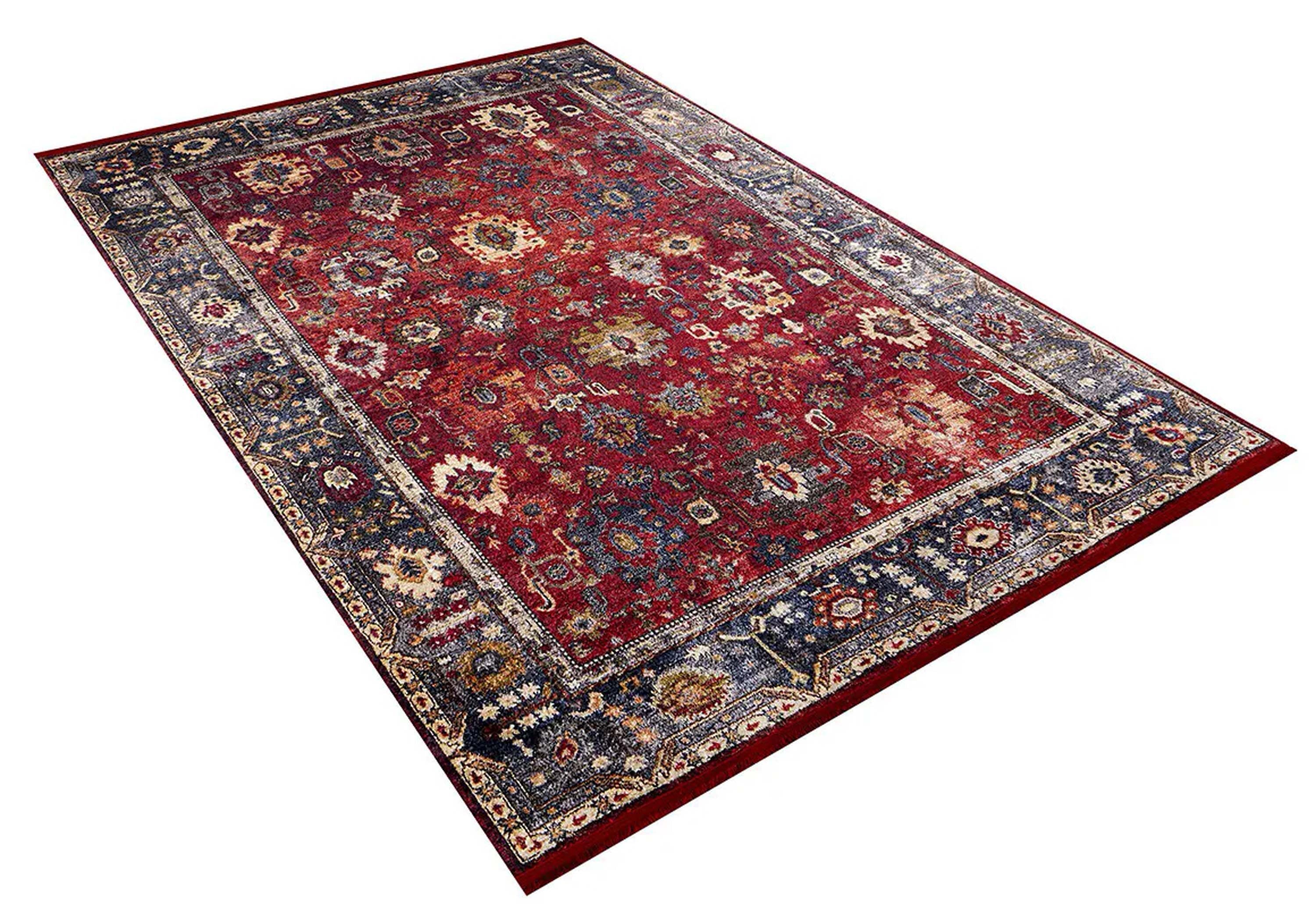 Tima Turkish Oushak Dark Red Rug