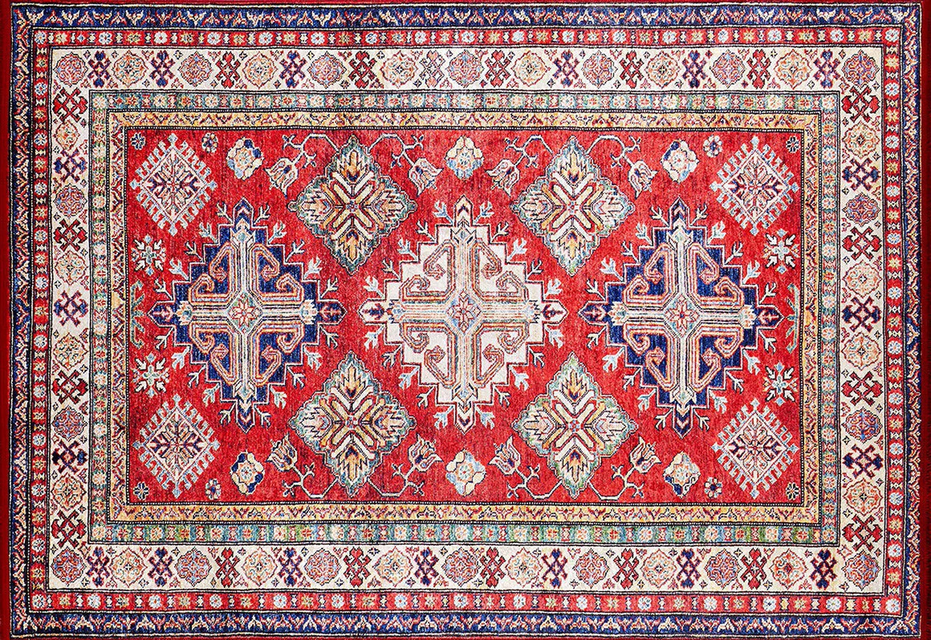 Tufa Turkish Kilim Red Beige Rug