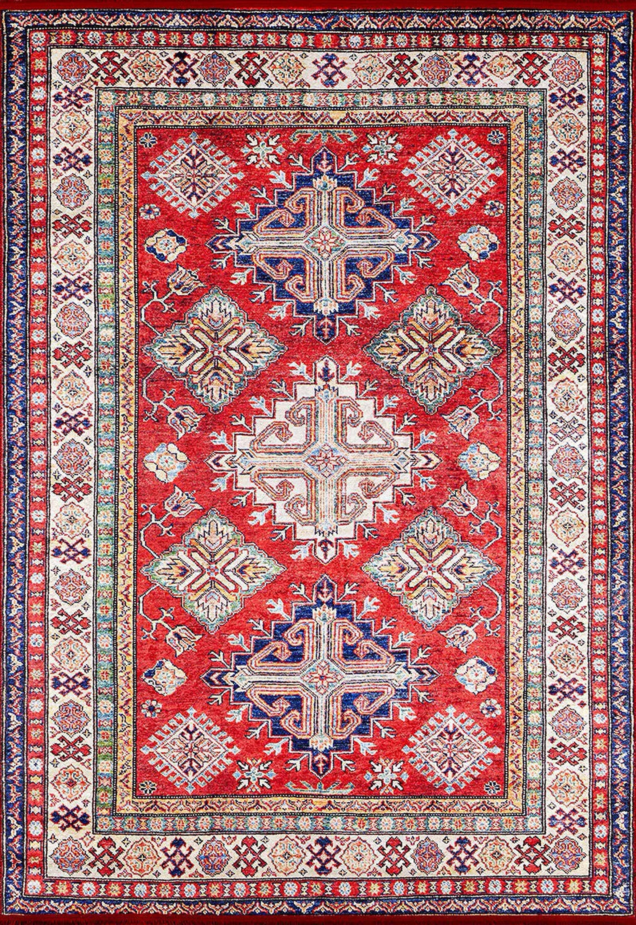 Tufa Turkish Kilim Red Beige Rug