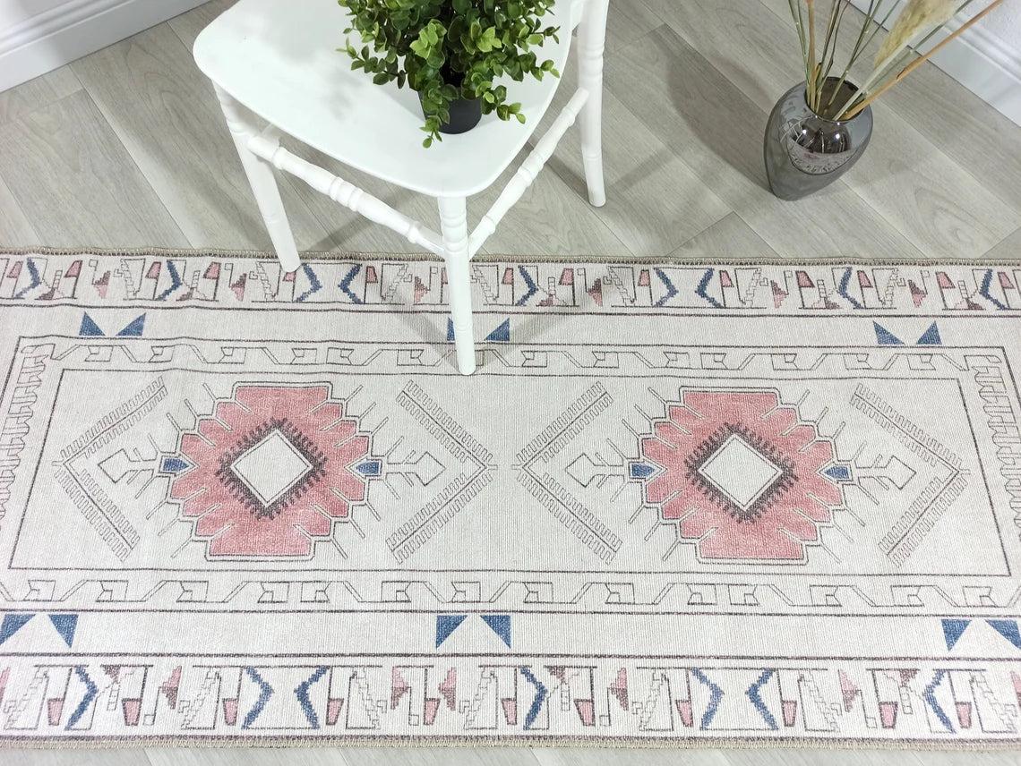 Tuta Rug Turkish Neutral Medallion white Beige Rug