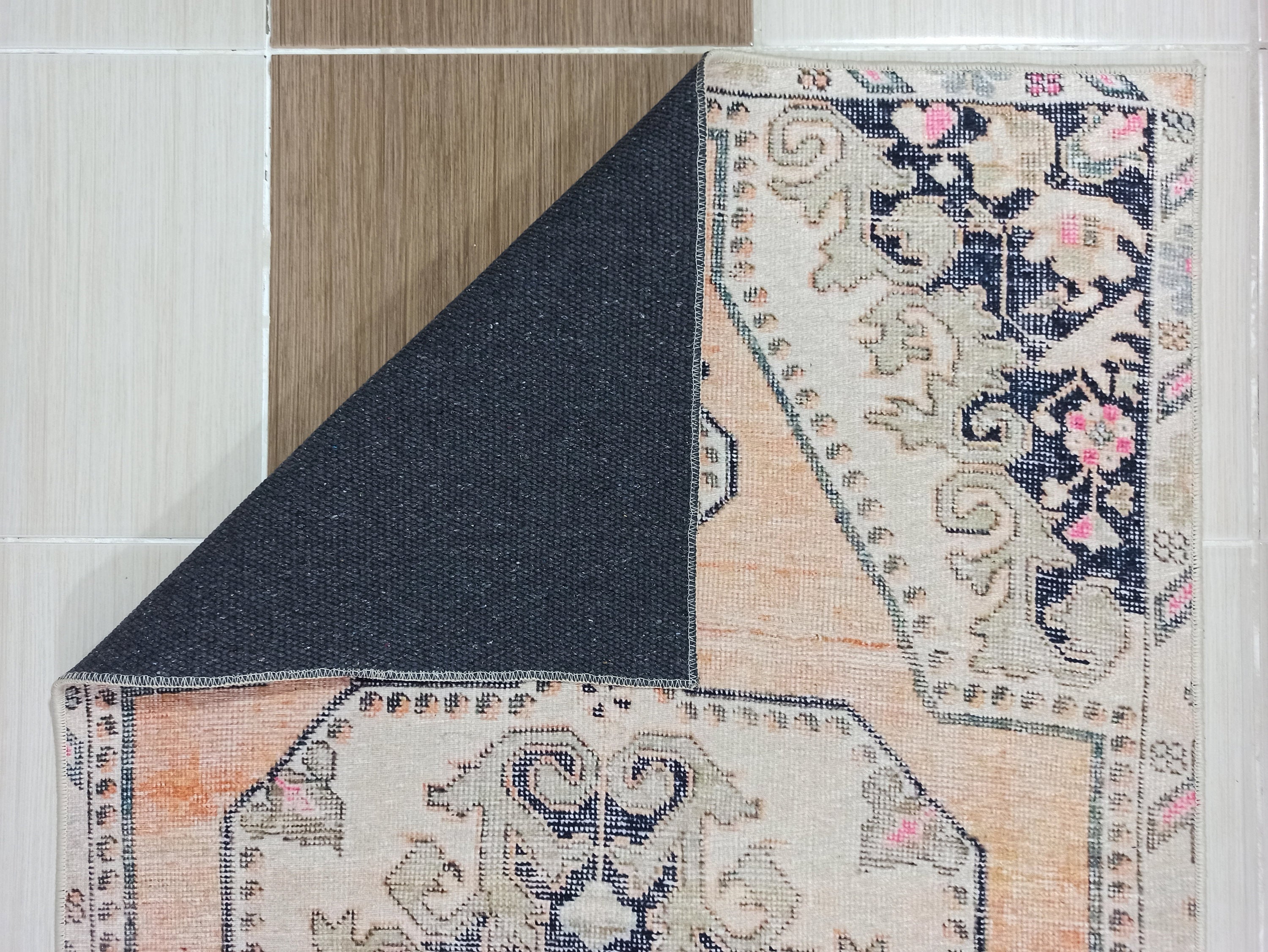 Varo Turkish Blush Orange Beige Runner Rug