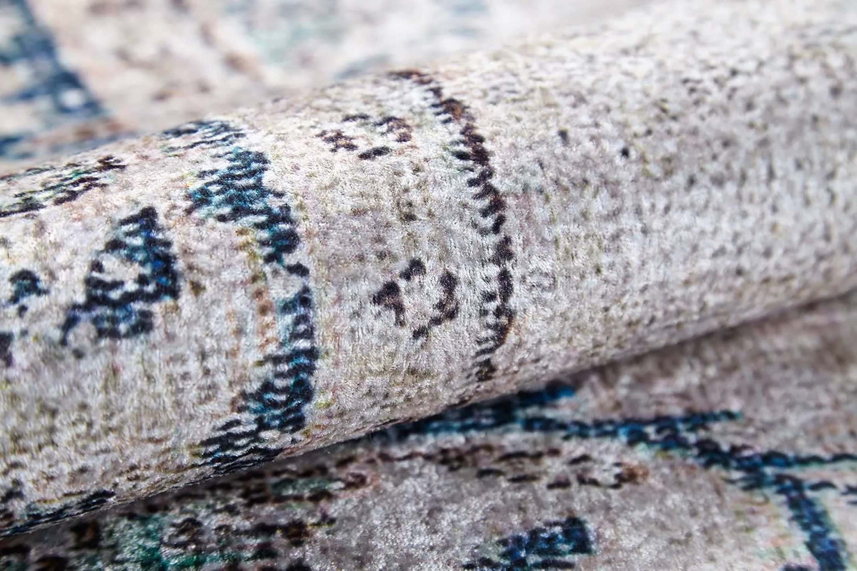 Vida Neutral Turkish Faded Gray Rug