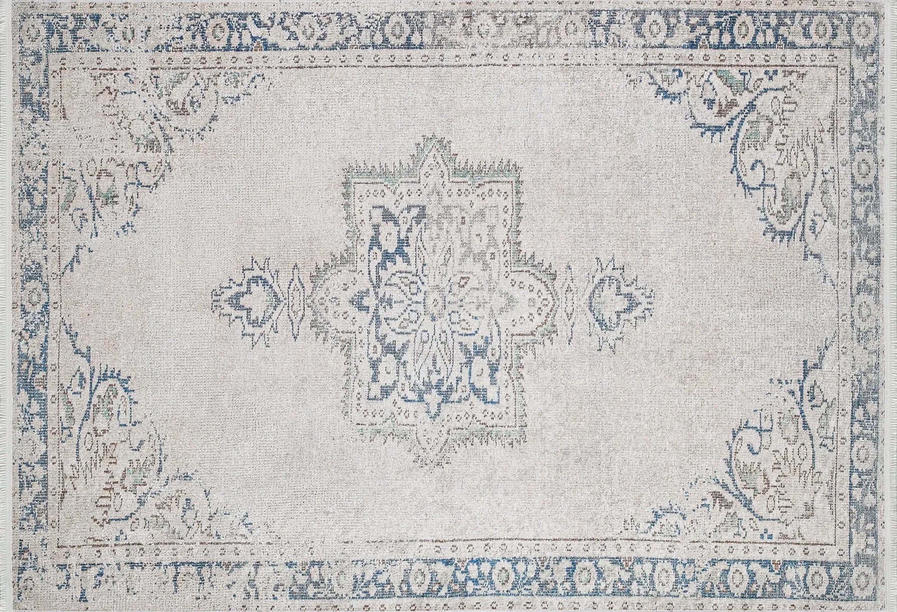 Vida Neutral Turkish Faded Gray Rug