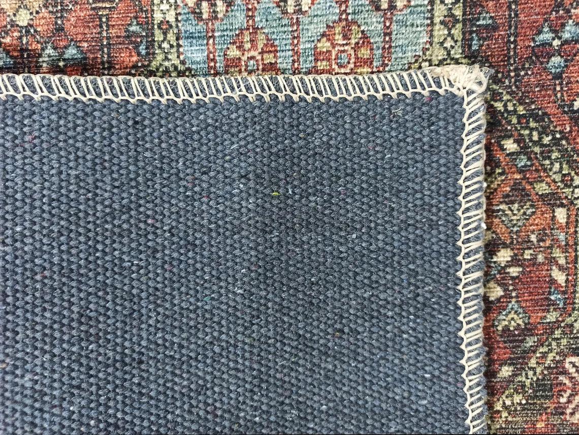 Viona Turkish Brown earth tone Oushak Rug