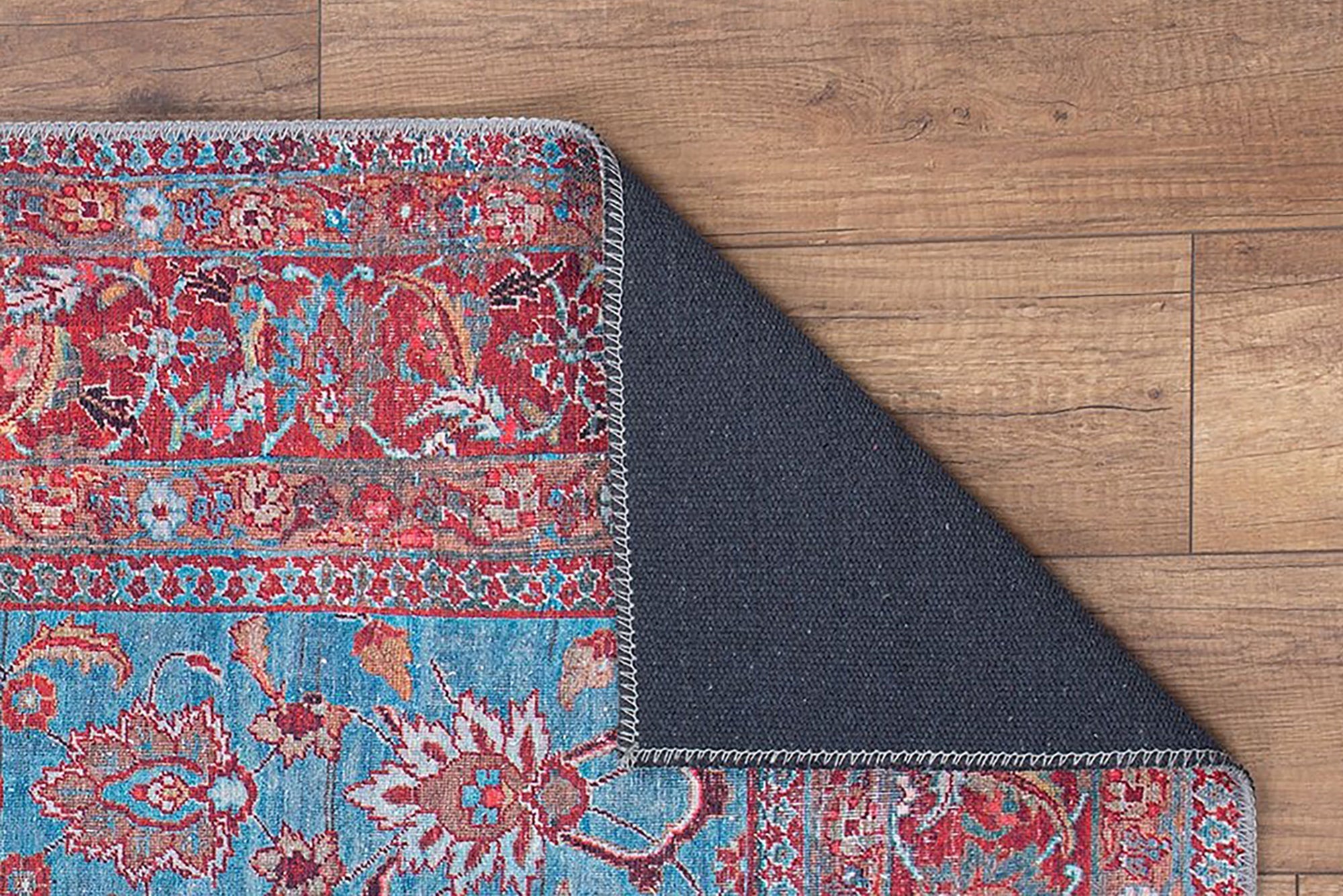 Zara Rug Persian Teal Red Rug Floral Rug