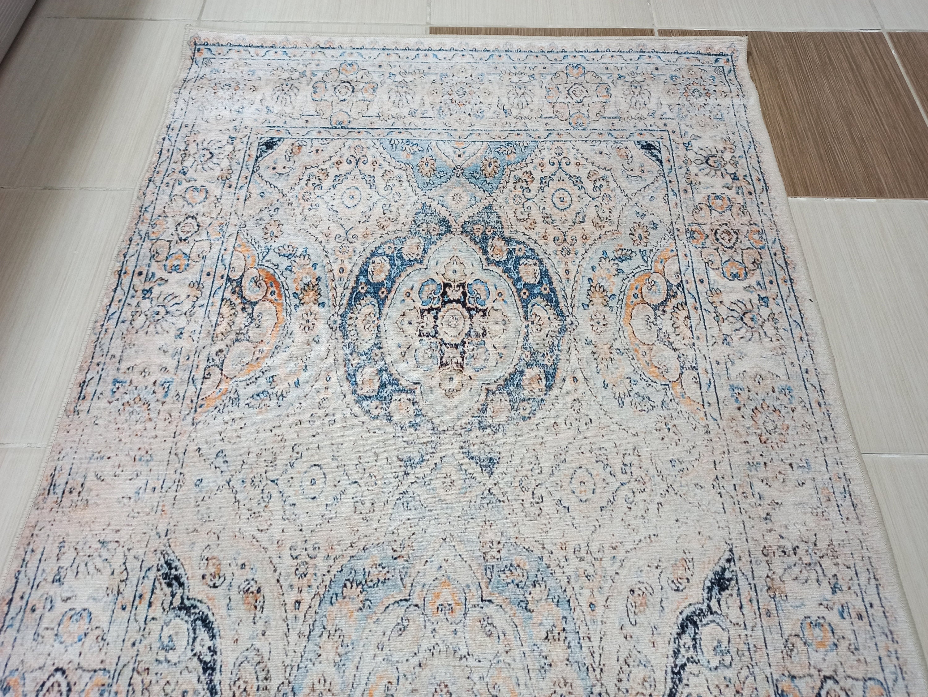 Zayra Rug Persian style Natural Ivory Beige Rug