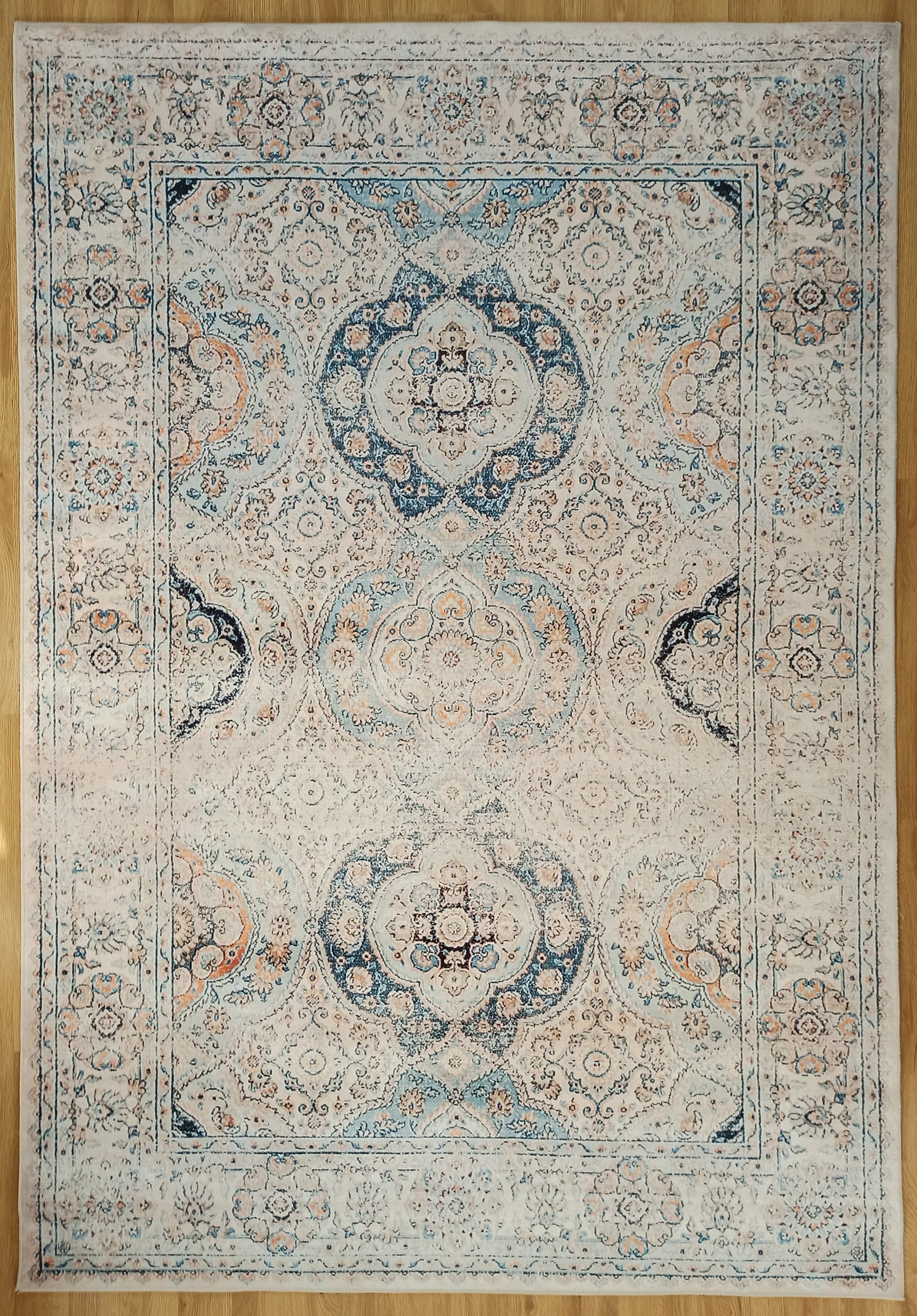 Zayra Rug Persian style Natural Ivory Beige Rug