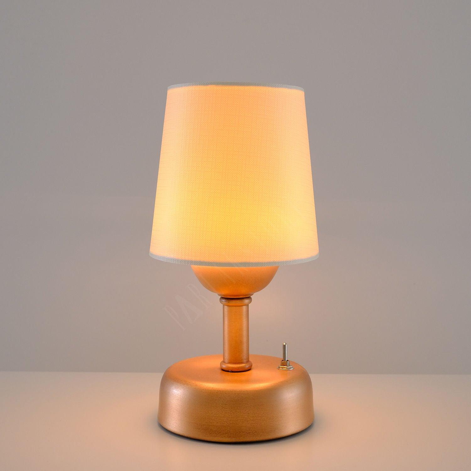 8-inch Vintage Copper Cordless LED Table Lamp