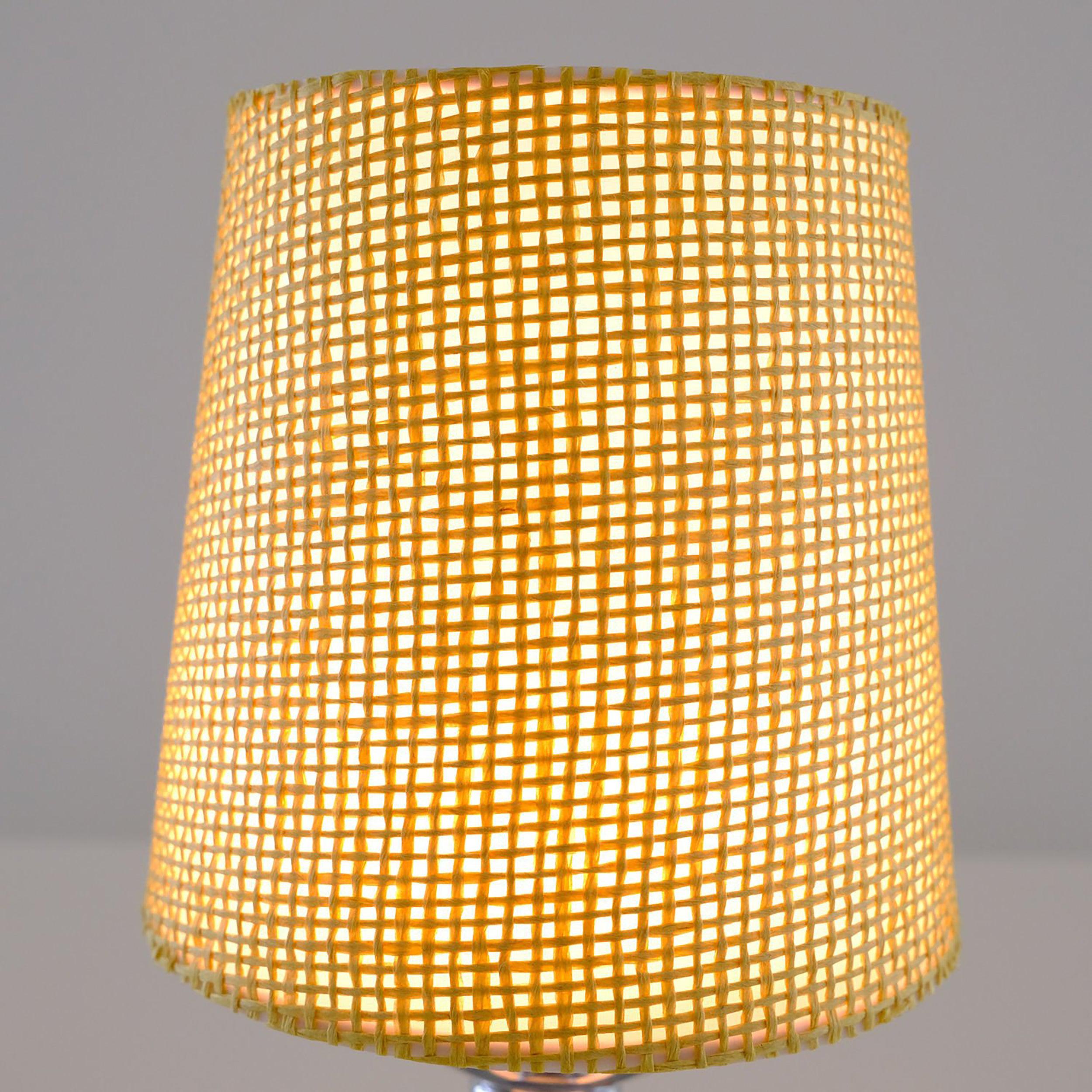 8-inch Vintage Silver Cordless LED Table Lamp