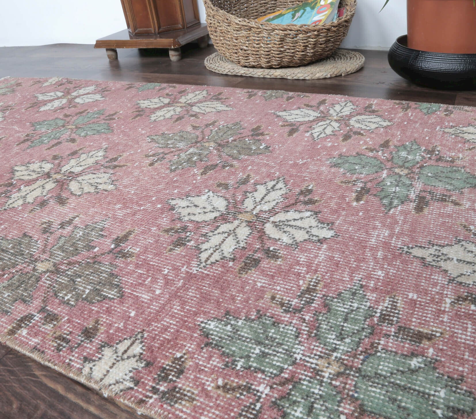 Anne - Faded Pink Small Anatolian Rug