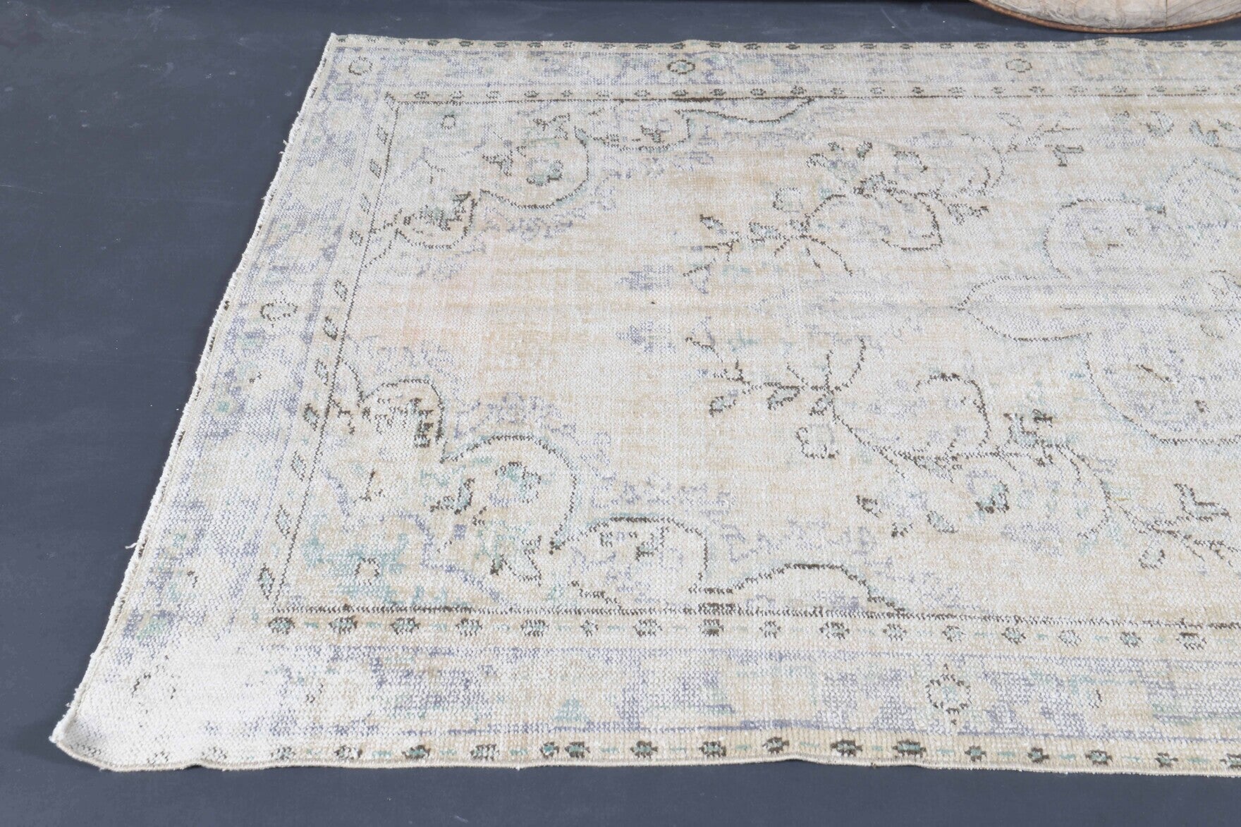 One-of-a-kind 1970s Anatolian vintage area rug in wool, 5'4" x 8'4"