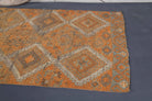 Tribal Antique Anatolian Hallway Runner Rug