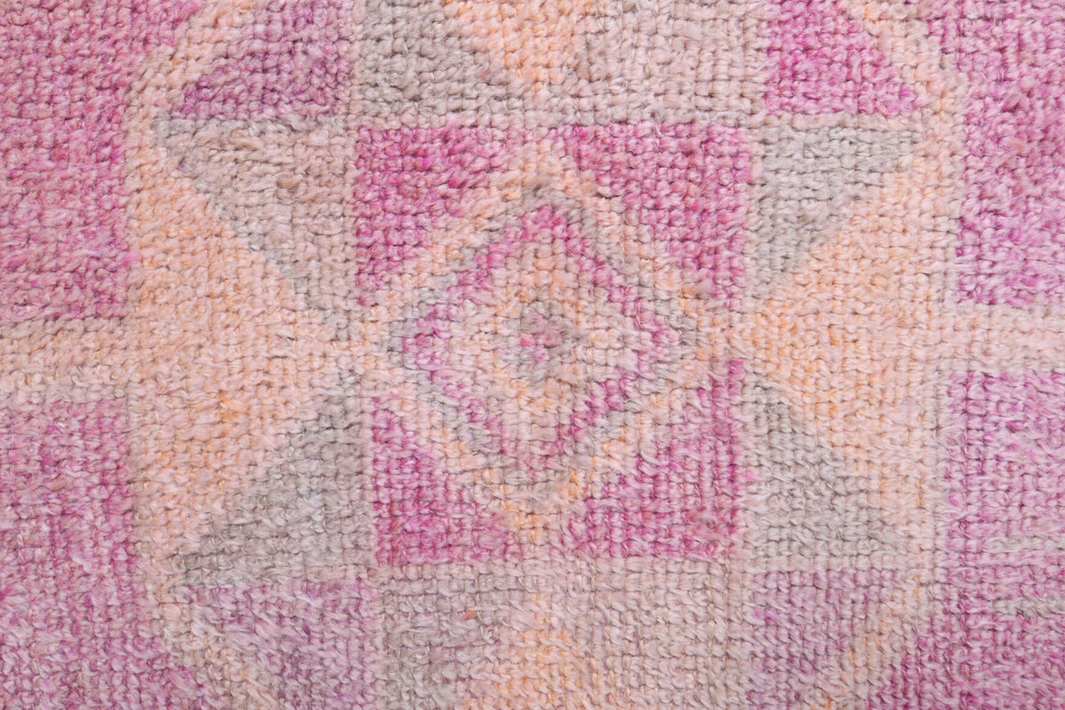 Antique Hand-Knotted Anatolian Runner Rug